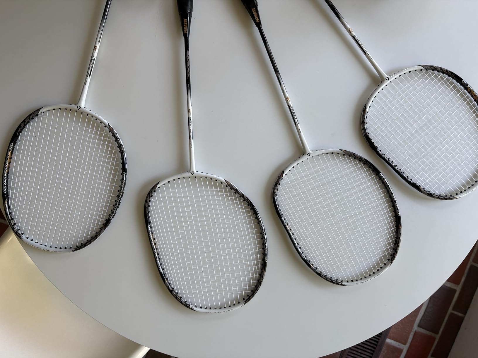 Professional Badminton Set with Net, Carbon Fiber Rackets Set of 4 | Anti-Sag Crank Tension System, Portable Set with 4 Rackets, 4 Shuttlecocks, Boundary Lines, Carry Bag for Backyard Games customer photo 2