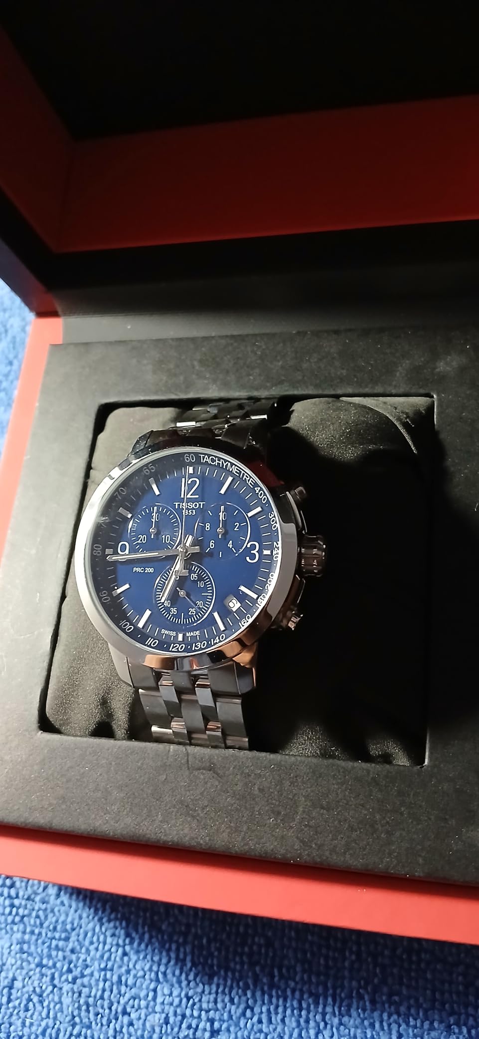 Tissot Men's PRC 200 Gent Chr Qua 316L Stainless Steel case Swiss Quartz customer photo 1