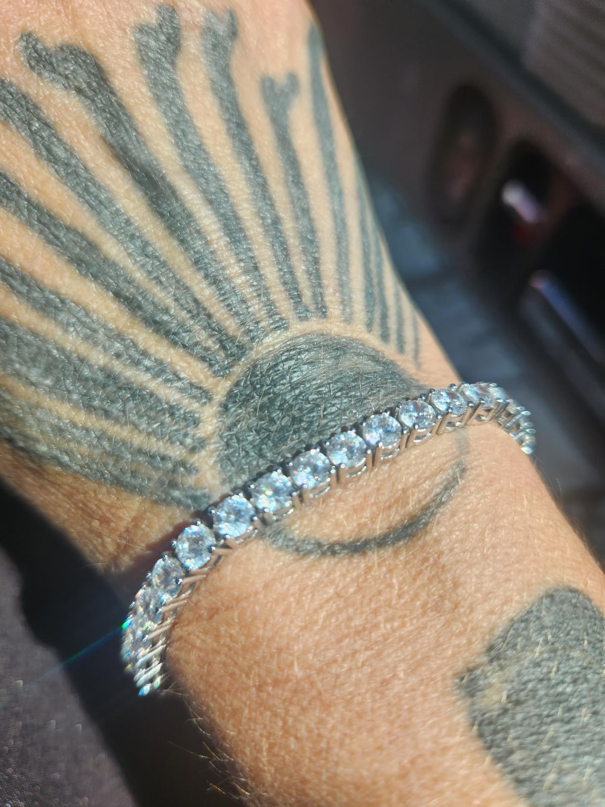 PAVOI 14K Gold Plated Cubic Zirconia Classic Tennis Bracelet | Gold Bracelets for Women | 4mm CZ | Gold Bracelets with 4mm Round Cubic Zirconia, Size 6.5-7.5 Inch customer photo 1