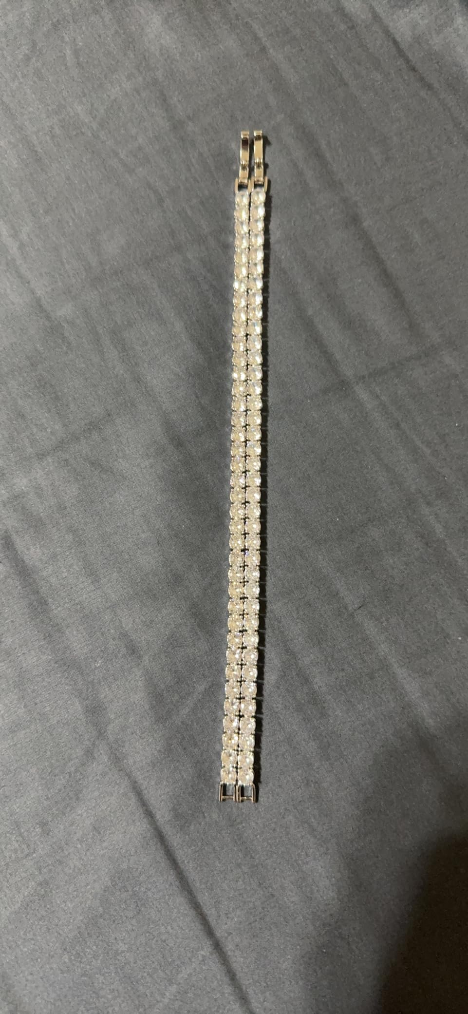 PAVOI 14K Gold Plated Cubic Zirconia Classic Tennis Bracelet | Gold Bracelets for Women | 4mm CZ | Gold Bracelets with 4mm Round Cubic Zirconia, Size 6.5-7.5 Inch customer photo 2