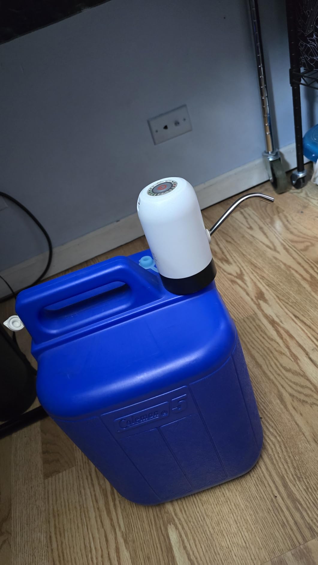 Myvision 5 Gallon Water Dispenser, Portable USB Charging Water Bottle Pump | Water Jug Pump Water Dispenser for Home, Kitchen, Living Room, Office, Camping, Universal for 3-5 Gallon customer photo 1