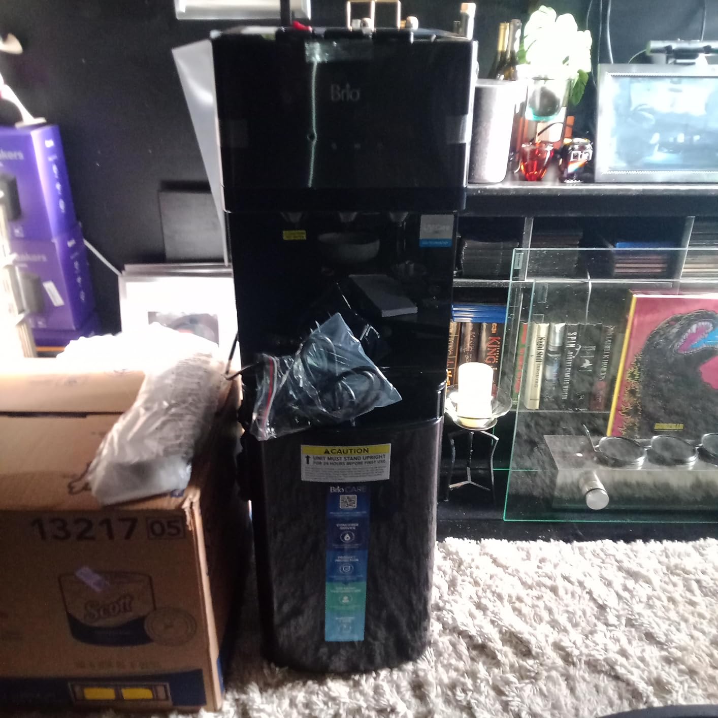 Brio Self Cleaning Bottom Loading Water Cooler Water Dispenser - Black Stainless Steel - 3 Temperature Settings - Hot, Room & Cold Water customer photo 2