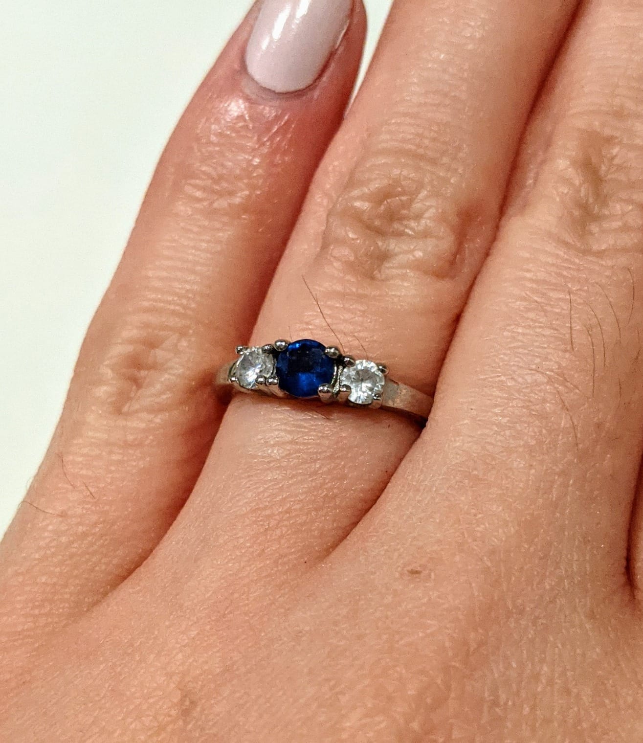 Classic Birthstone Rings for Girls Women Size 1-10 Cubic Zirconia Stainless Steel Birthday Mother's Ring Daughter Gifts Dainty Ring Jewelry customer photo 1
