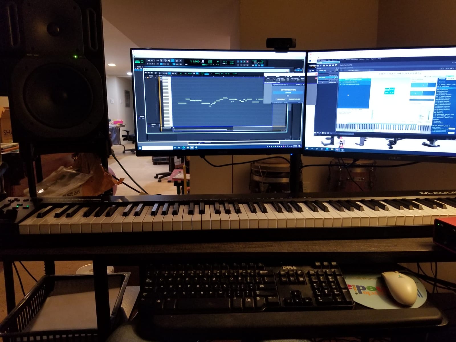 M-AUDIO Keystation 88 MK3 USB MIDI Controller | Semi-Weighted 88-Key Keyboard Controller for Complete Command of Virtual Synthesizers and Bundled DAW Recording Software customer photo 1
