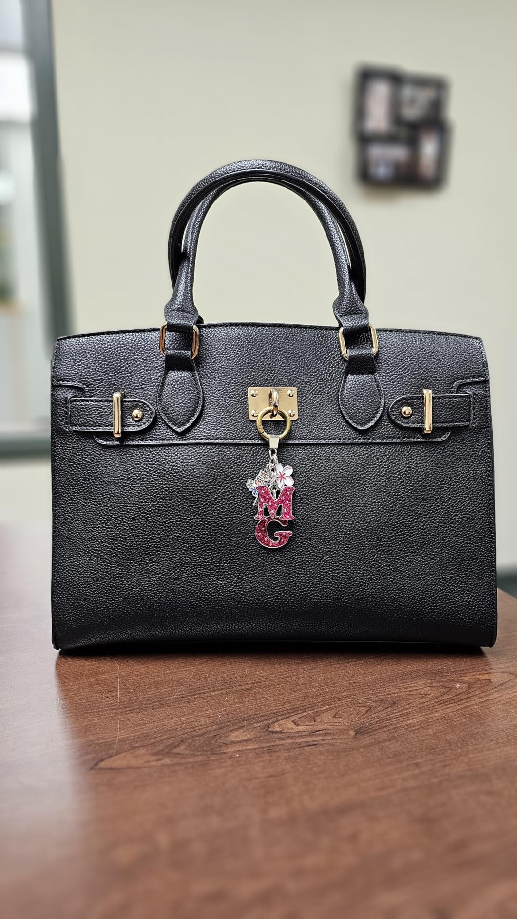 Women Handbags and Purses Ladies Shoulder Bag Top Handle Satchel Tote Work Bag with Matching Clutch customer photo 1