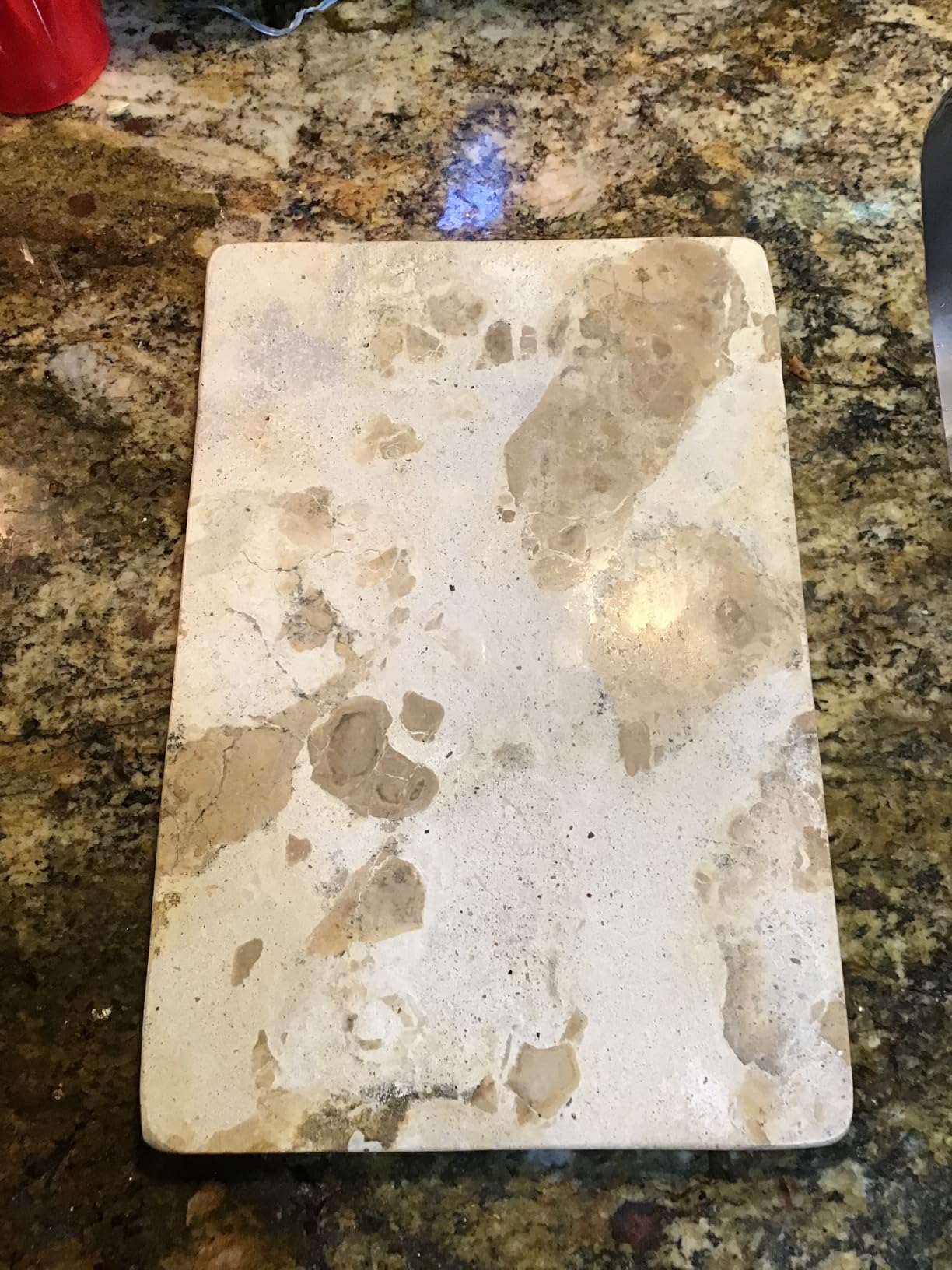 8x12 Inches White Marble Cheese & Charcuterie Board | Natural Marble, Non-Slip Feet, Cutting Board & Pastry Slab, Premium Stone Kitchen Tray customer photo 2
