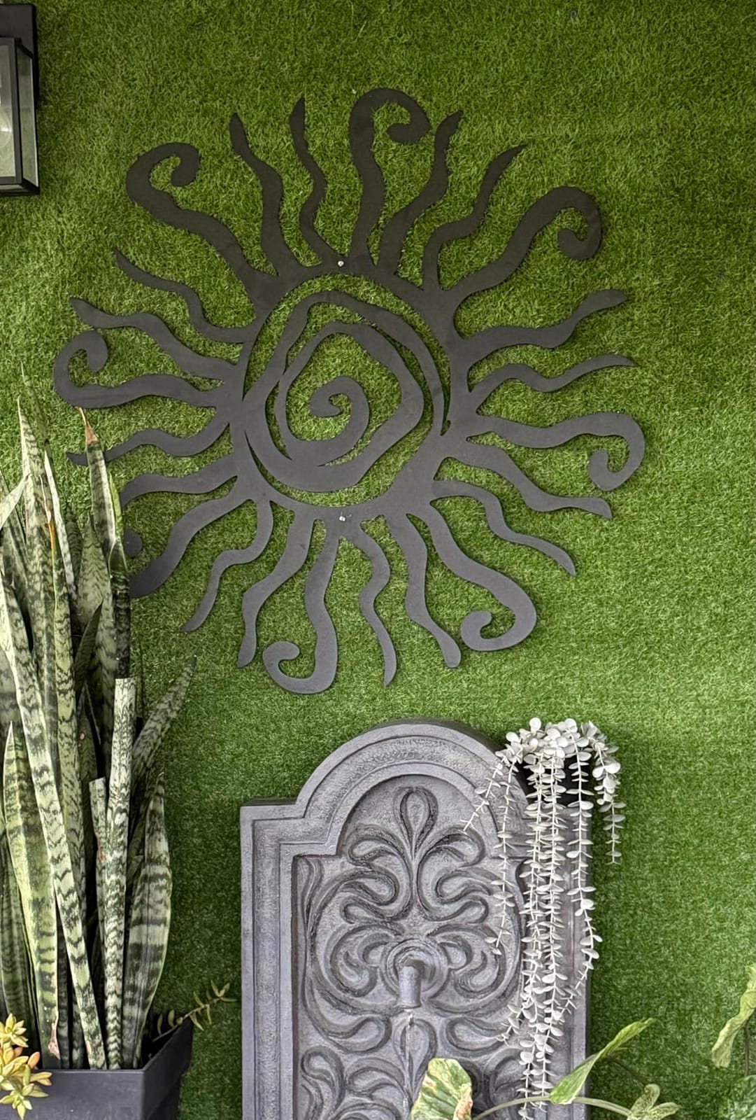 Riverside Designs Wacky Sun Metal Wall Art Indoor/Outdoor Decor - 18