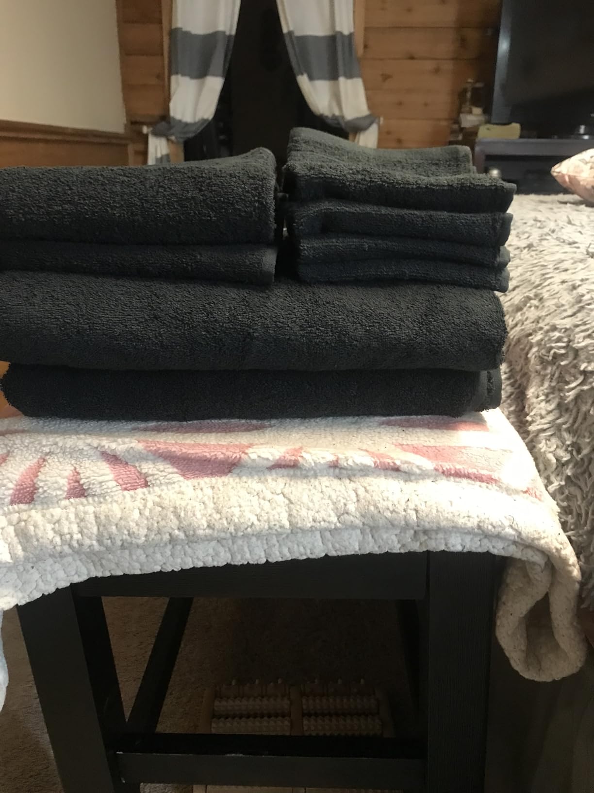 Tens Towels 8 Piece Towel Set, 2 XL Bath, 2 Hand, 4 Washcloth, Dark Grey | 100% Cotton, Lighter Weight, Quicker to Dry, Super Absorbent, Perfect for Bathroom customer photo 2