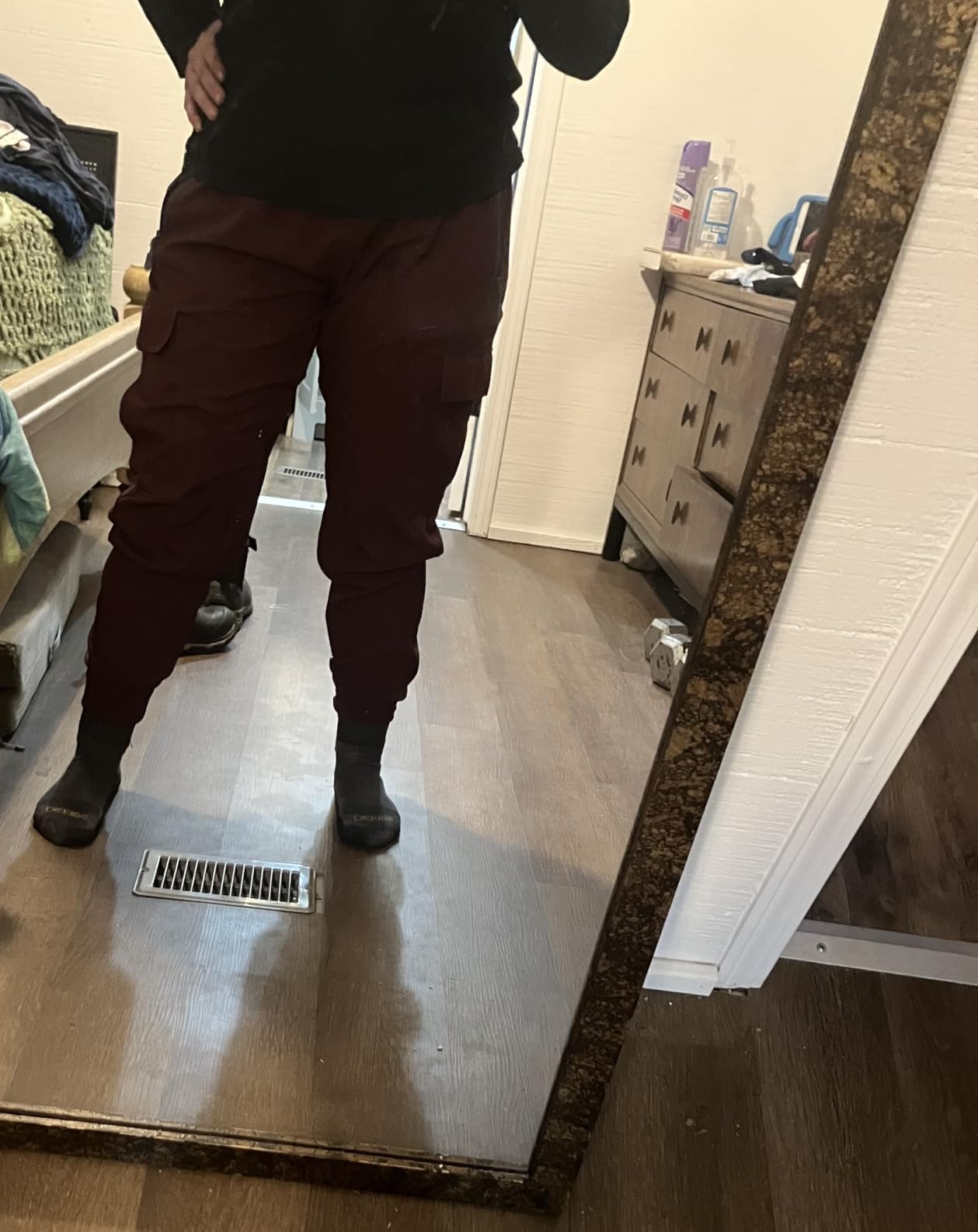 Libin Women's Cargo Joggers Lightweight Quick Dry Hiking Pants Athletic Lounge Casual Travel customer photo 2