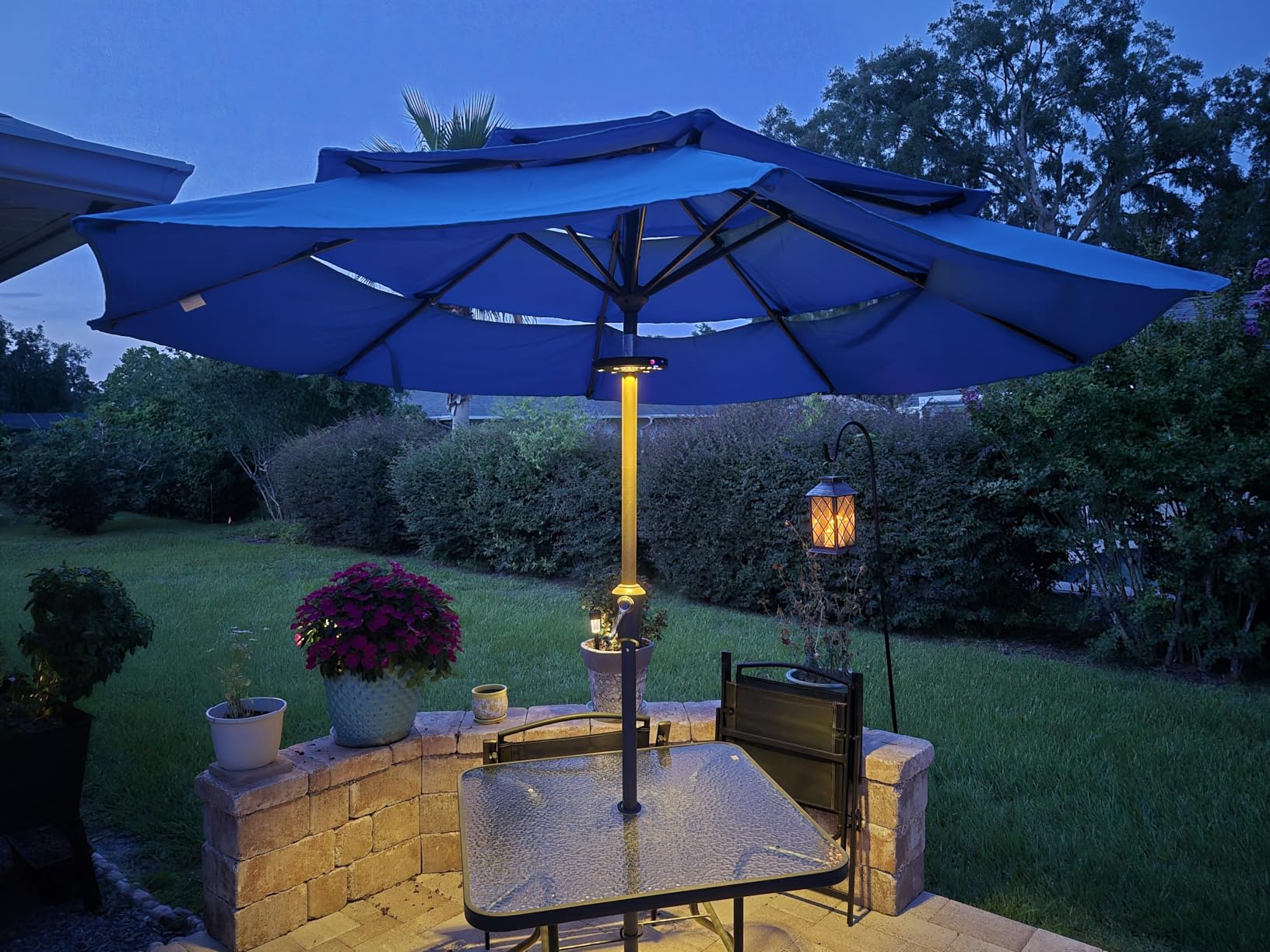 Eletorot Patio Umbrella Lights - Rechargeable Outdoor Lights for Patio Decor customer photo 1
