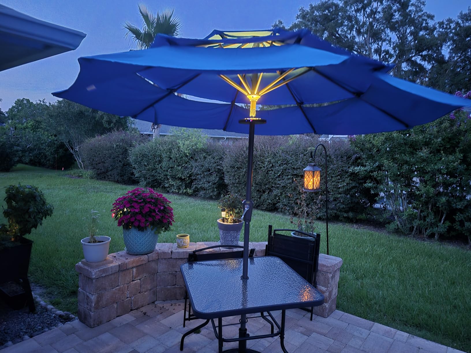 Eletorot Patio Umbrella Lights - Rechargeable Outdoor Lights for Patio Decor customer photo 2