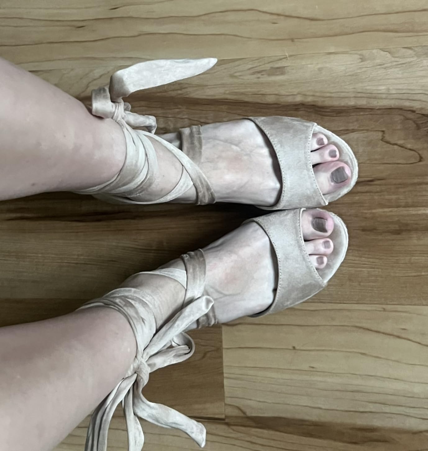 Womens Espadrilles Wedges Sandals Heels Open Toe Tie Lace Up Platform Ankle Strap Summer Dress Shoes customer photo 2