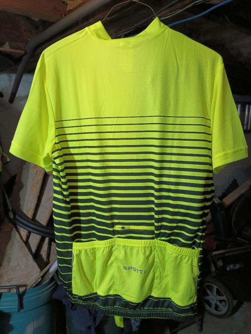 Spotti Men's Cycling Bike Jersey Short Sleeve with 3 Rear Pockets customer photo 1