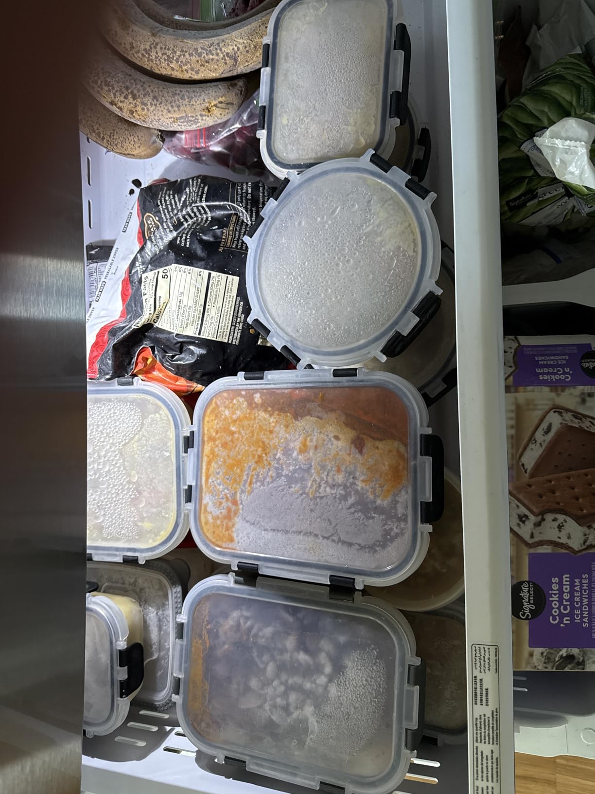 KOMUEE 10 Packs 30 oz Glass Meal Prep Containers with Lids | Glass Food Storage Containers with Lids, Airtight Lunch Bento Boxes, Microwave, Freezer and Dishwasher, Gray customer photo 2