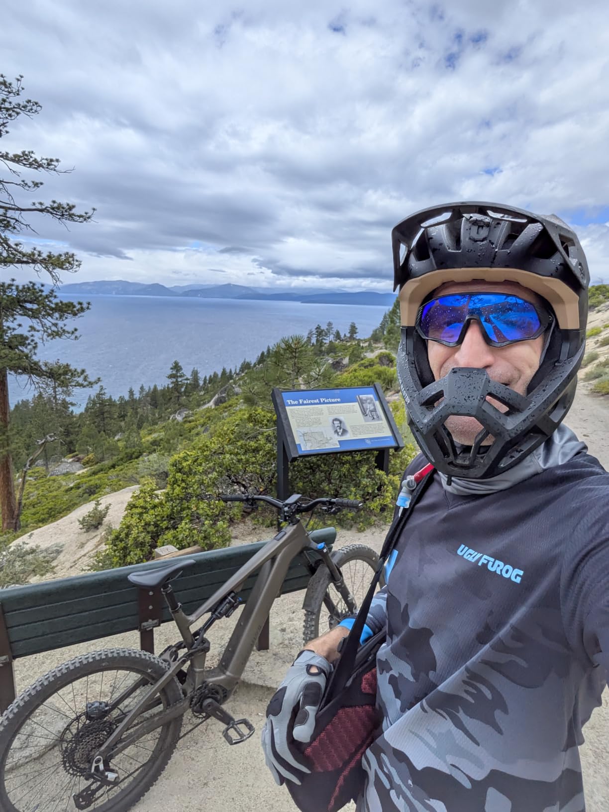 KAPVOE Photochromic Cycling Glasses Clear Mountain Bike Sunglasses K9408 customer photo 1
