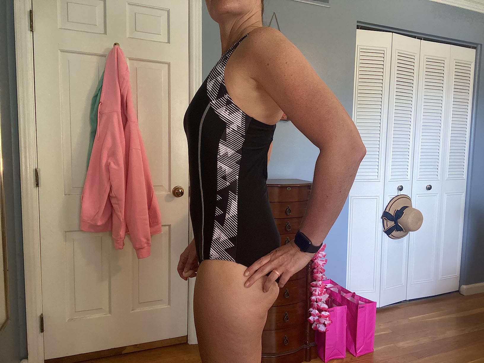 beautyin Women's One Piece Athletic Swimsuit Slimming Bathing Suit customer photo 2