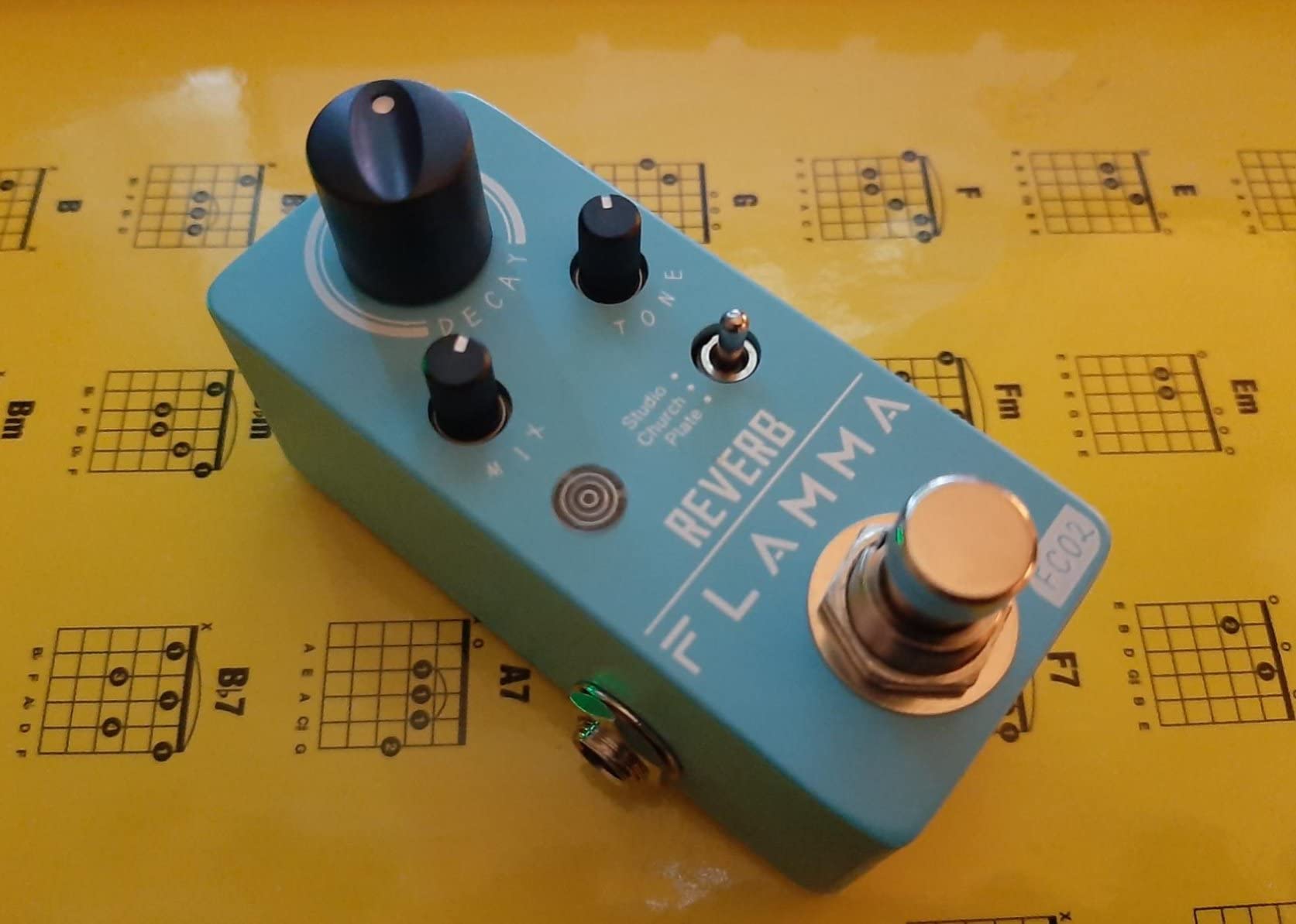 FLAMMA FC02 Mini Reverb Pedal Digital Guitar Pedal with 3 Reverb Effects Church Plate Studio True Bypass customer photo 2
