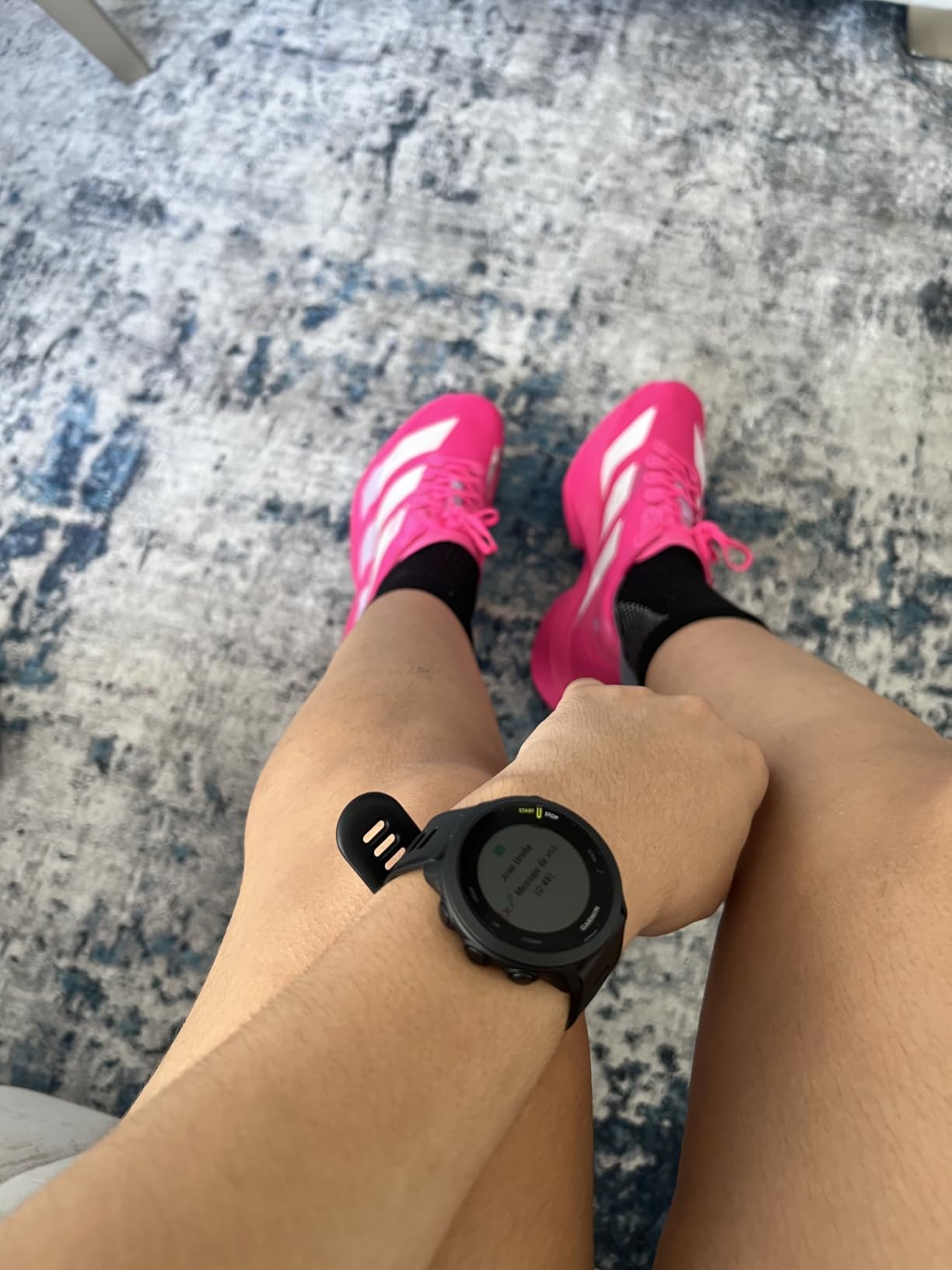 Garmin Forerunner 55, GPS Running Watch with Daily Suggested Workouts, Up to 2 Weeks of Battery Life, Aqua customer photo 2