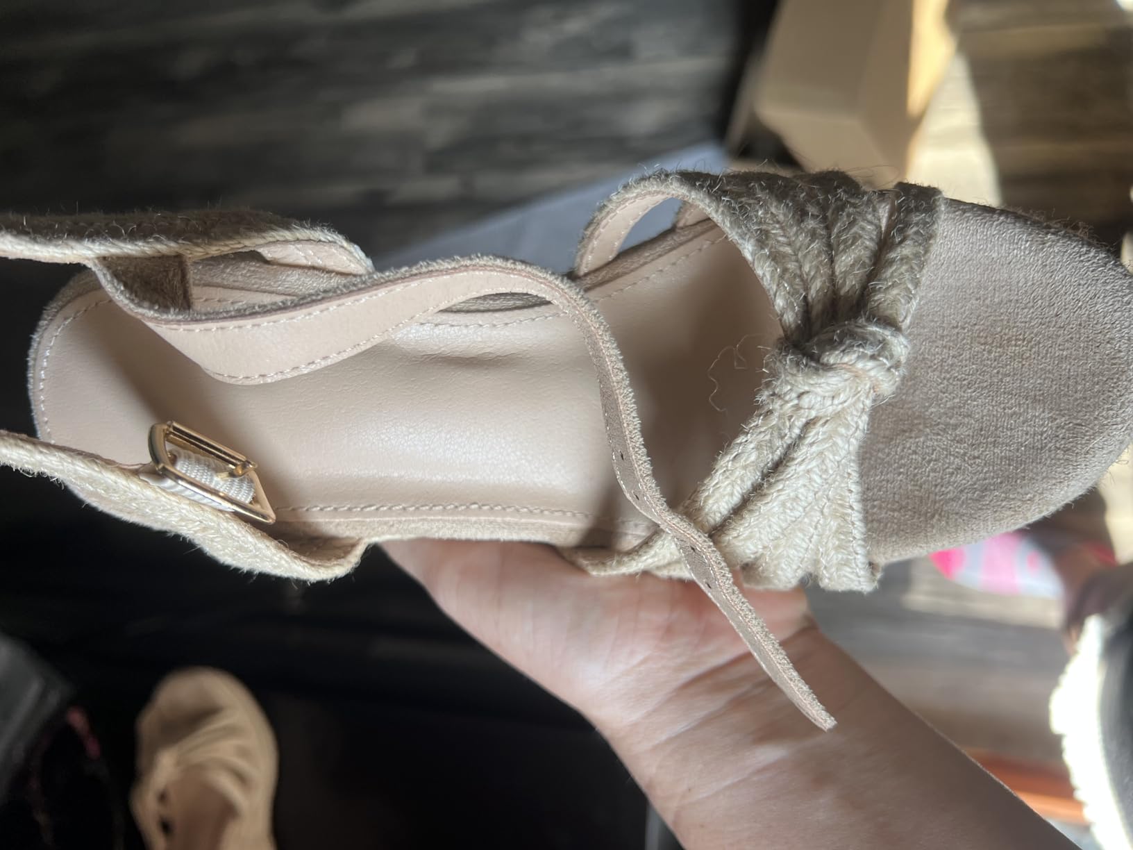 mikarka Wedge Heels Sandals for Women: Open Toe Platform Espadrilles Wedges customer photo 1