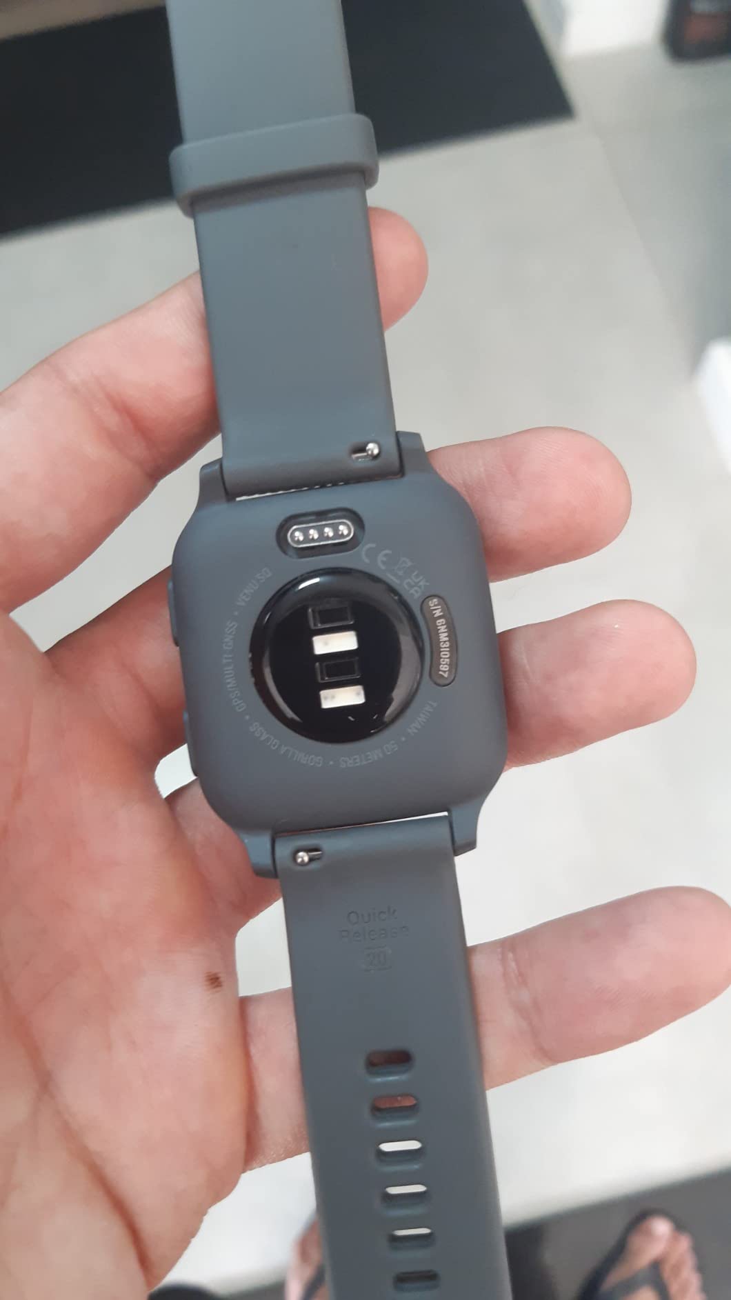 Garmin Venu Sq, GPS Smartwatch with Bright Touchscreen Display, Up to 6 Days of Battery Life, Slate (Renewed) customer photo 1