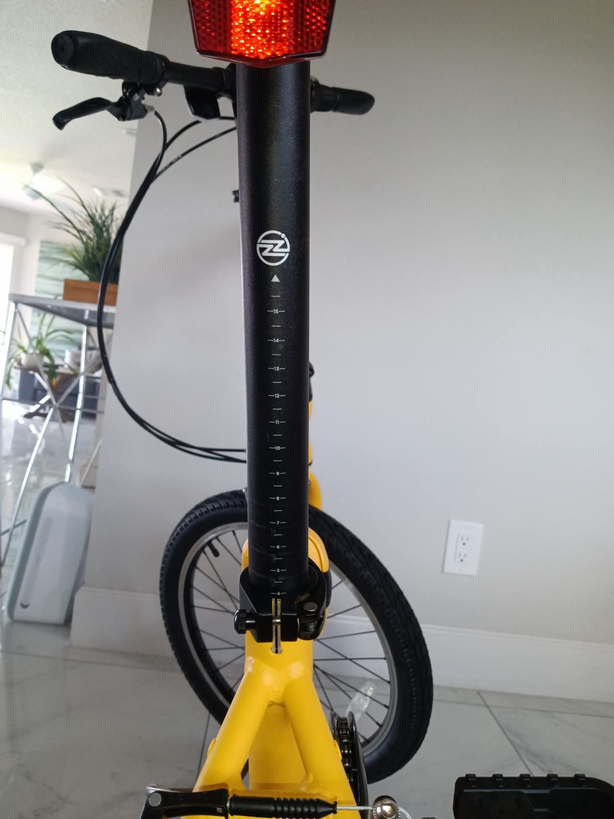 ZiZZO Campo 20 inch Folding Bike with 7-Speed, Adjustable Stem, Light Weight Frame customer photo 2