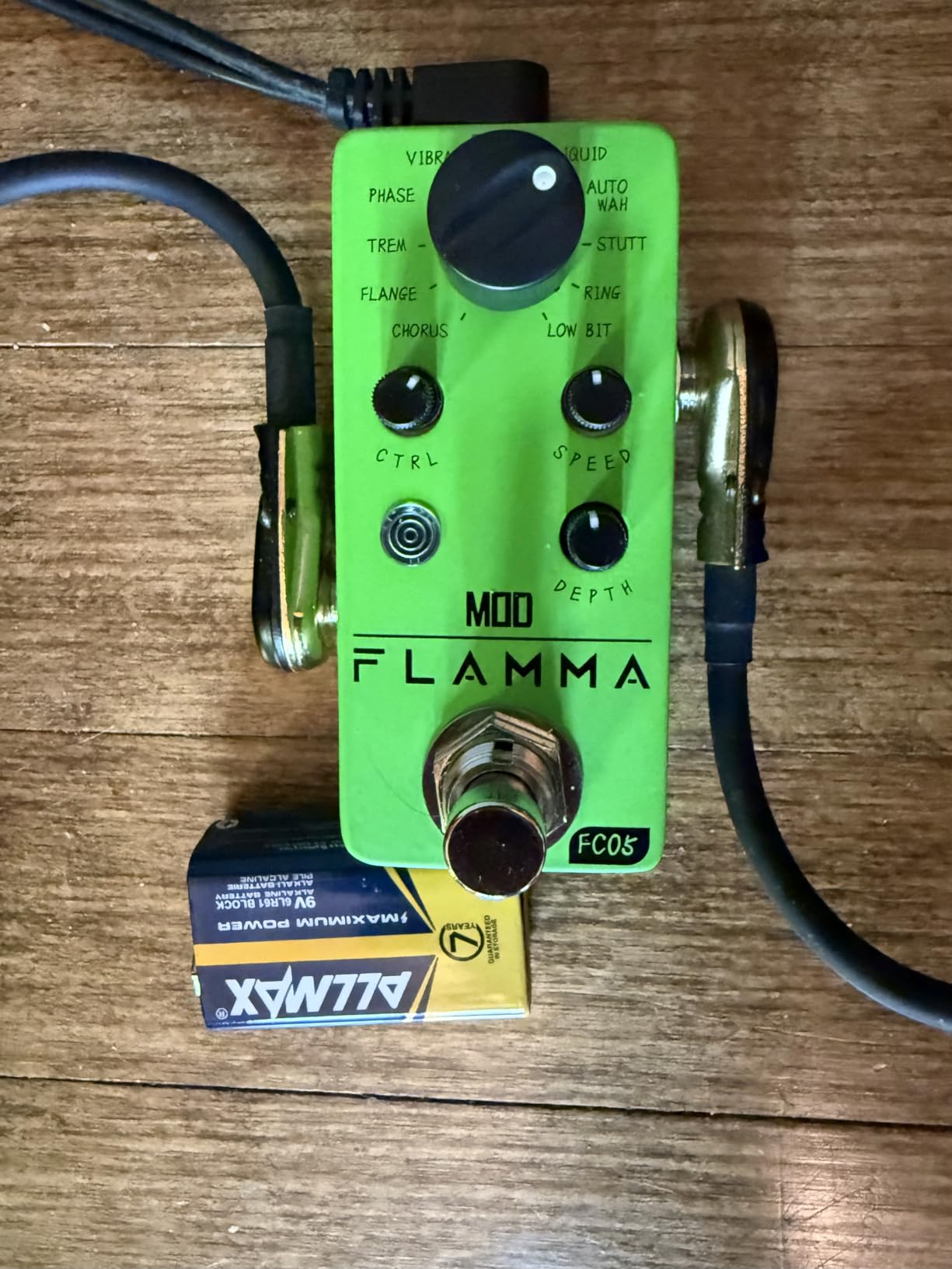 FLAMMA FC05 Modulation Guitar Pedal with Chorus Flanger Tremolo Phaser Vibrato Rotary Liquid Autowah Stutter Ring LowBit customer photo 1