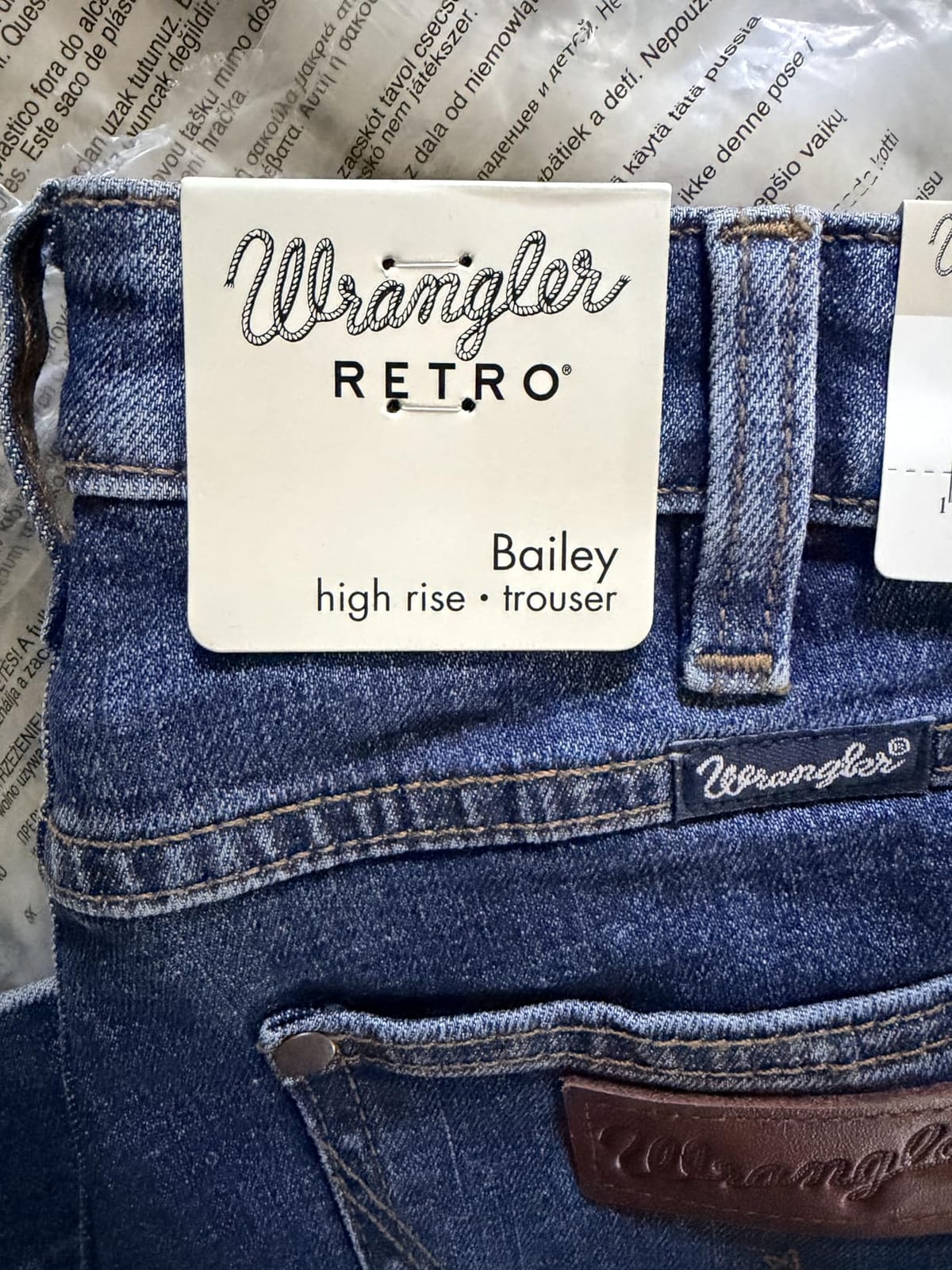 Wrangler Women's Retro Bailey High Rise Trouser Jean customer photo 2