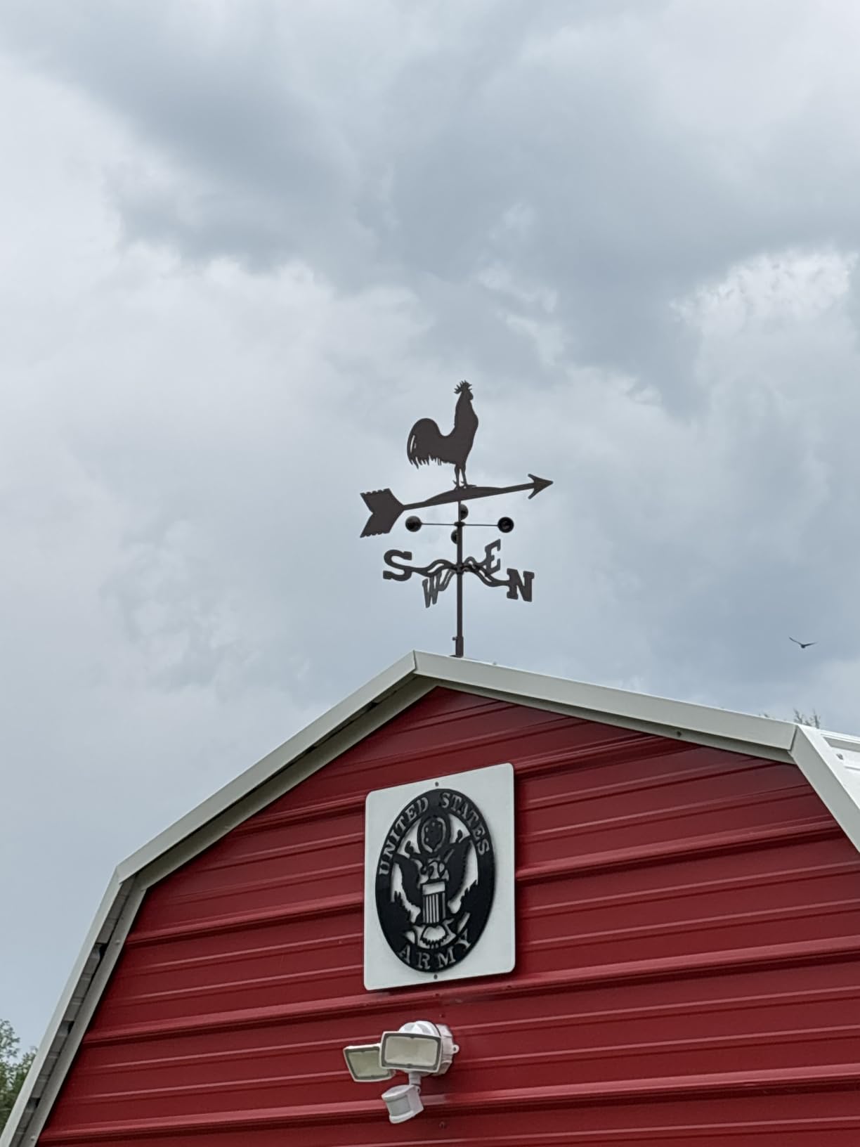 EZ Vane Steel Rooster Weathervane with Wind Cups - Roof Mount | Handcrafted in USA, Antique Copper Finish, Metal Mount with Durable Triple Powder Coating, Easy Installation, Built to Last customer photo 1