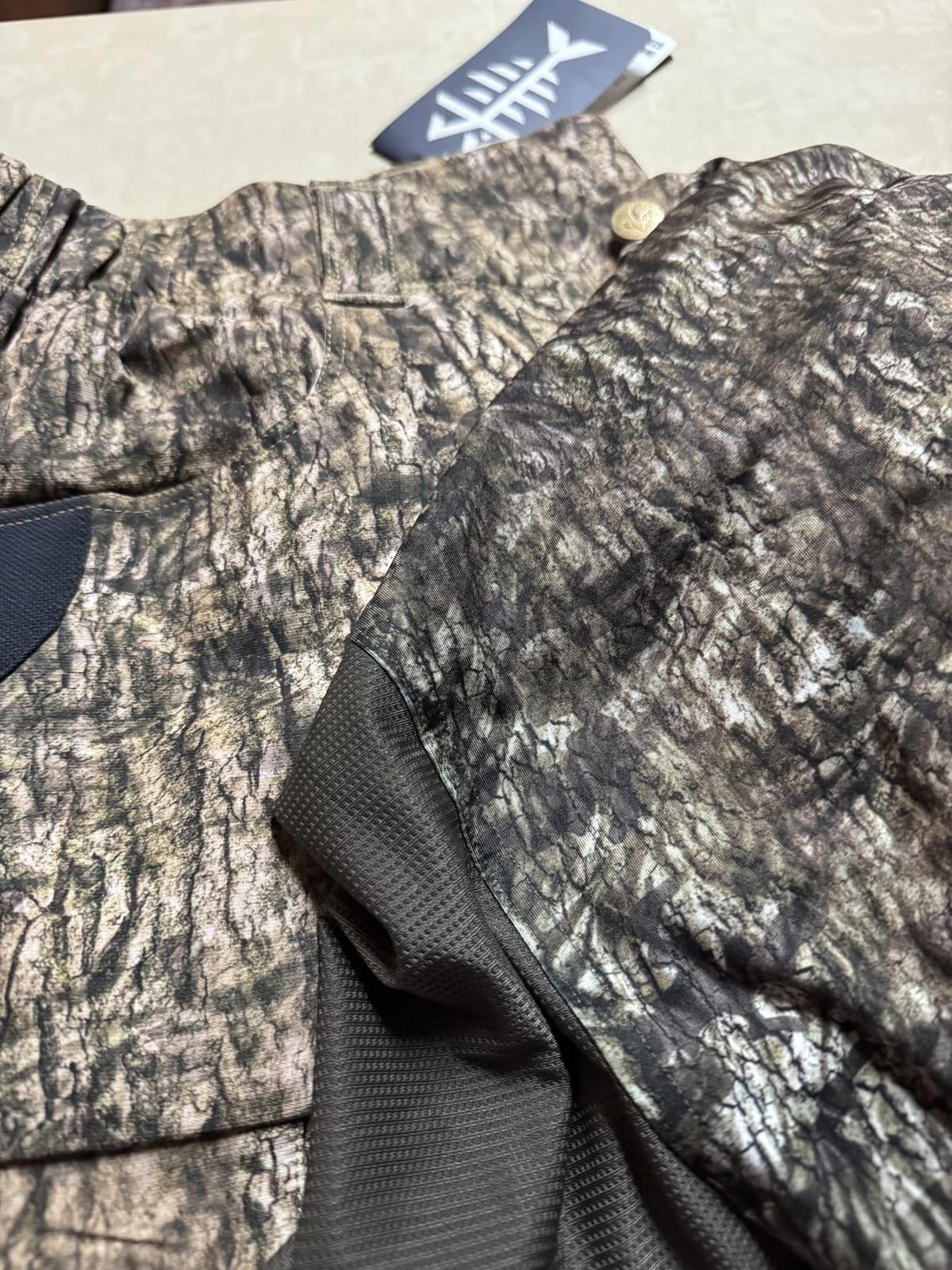 BASSDASH Invis Men's Stretch Hunting Pants Water Resistant Camo Fishing Pant customer photo 2