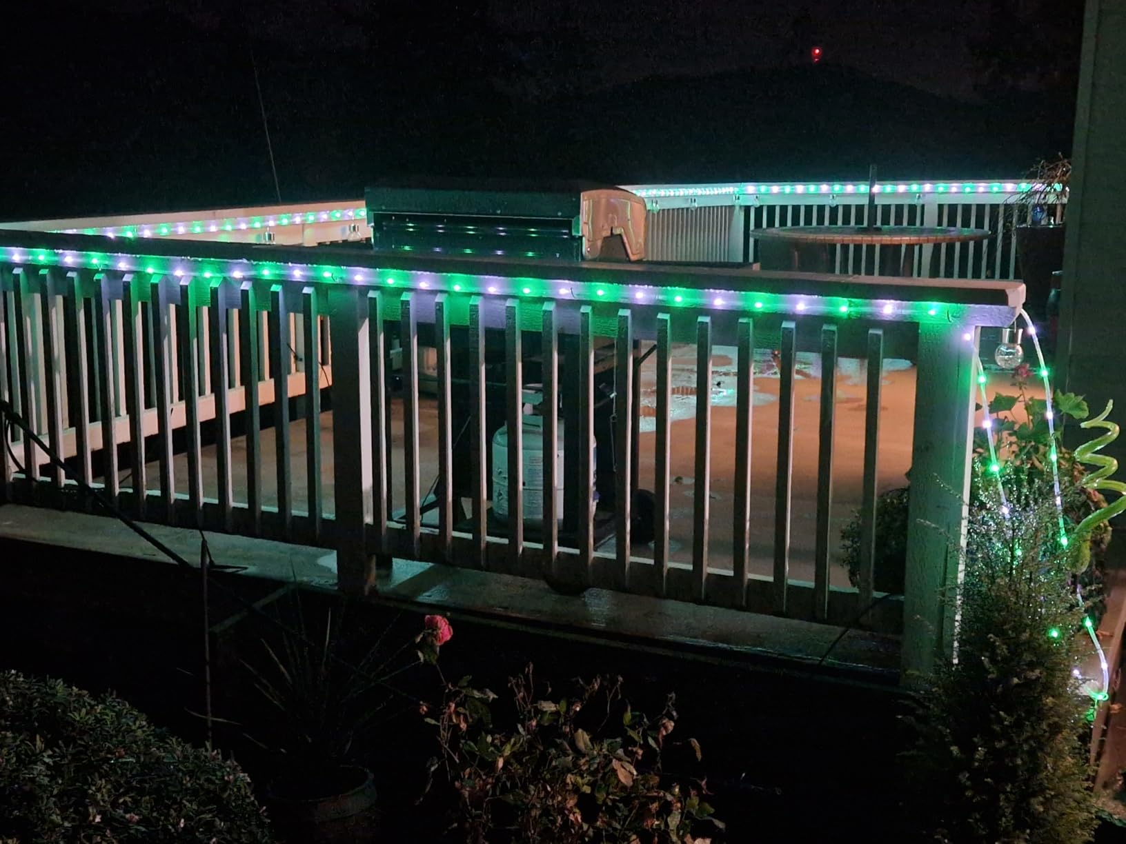 Dazzle Bright 300 LED Christmas String Lights, 100 FT Connectable Waterproof String Lights Green Wire with 8 Modes, Christmas Decorations for Indoor Outdoor Xmas Party Yard Garden (Warm White) customer photo 2