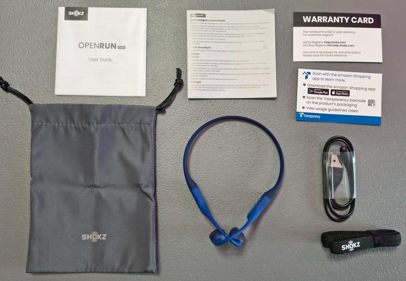 SHOKZ OpenRun (AfterShokz Aeropex) - Open-Ear Bluetooth Bone Conduction Sport Headphones - Sweat Resistant Wireless Earphones for Workouts and Running - Built-in Mic, with Headband customer photo 2