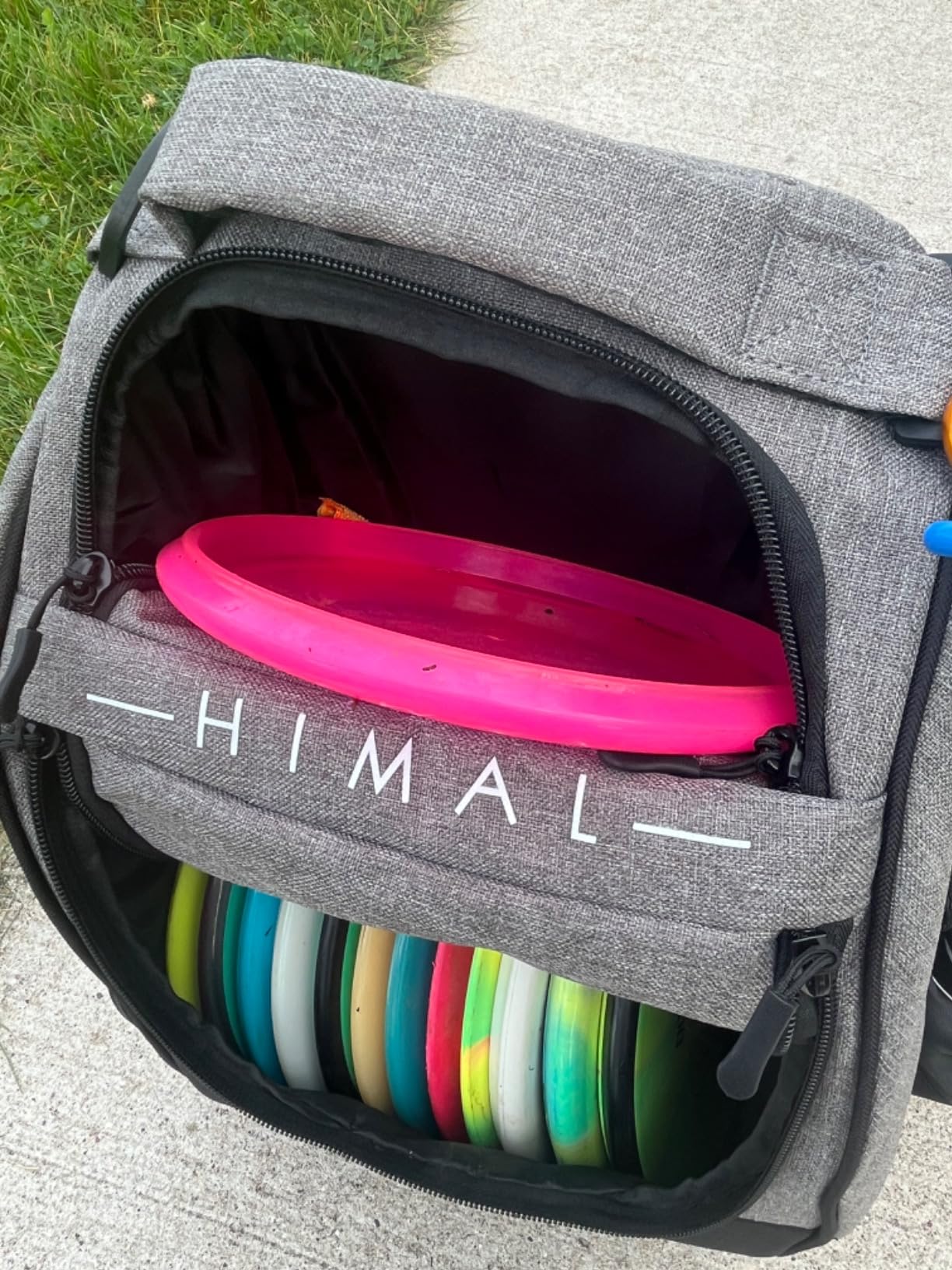 Himal Outdoors Disc Golf Bag, 22+ Discs Lightweight Backpack customer photo 1
