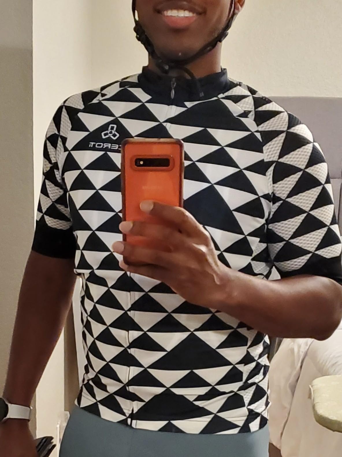 CEROTIPOLAR Men's Snug Fit AirCool Cycling Jersey Bike Shirts customer photo 1