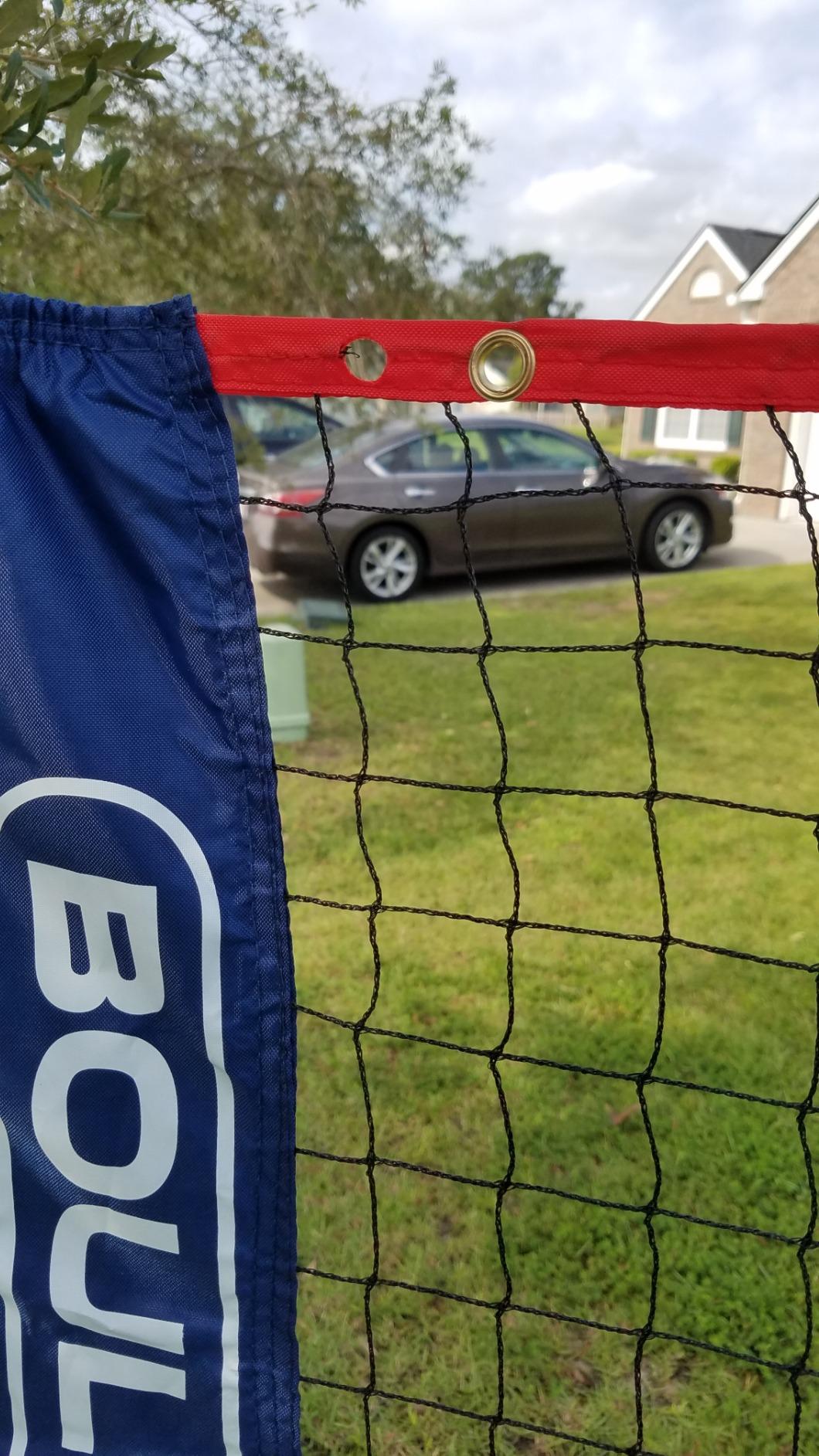 Boulder Portable Badminton Pickleball Net - Foldable/Extendable Poles for Multiple Sports Heights (UP to 5 ft) - Ideal for Tennis, Pickleball, Soccer Tennis - Easy Setup customer photo 1