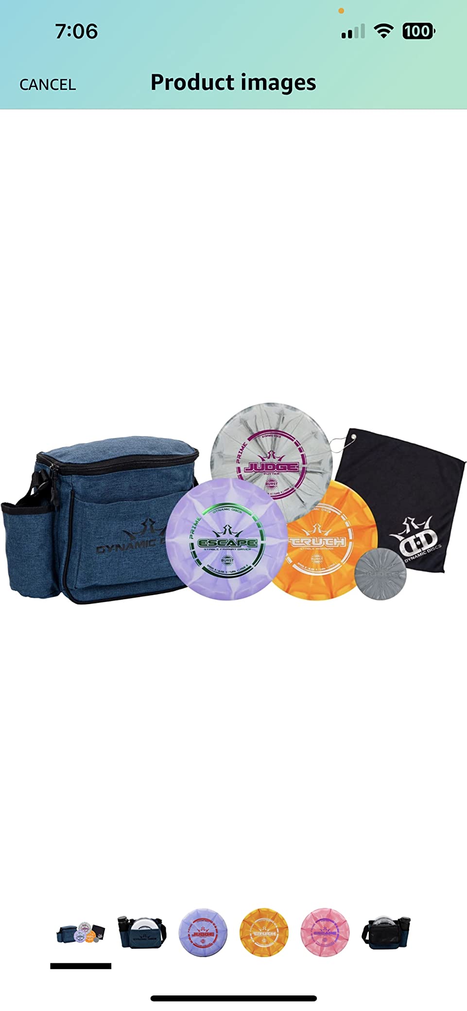 Dynamic Discs 3-Disc Golf Set with Bag - 1x Putter, Midrange & Driver + Cadet Shoulder Bag customer photo 2