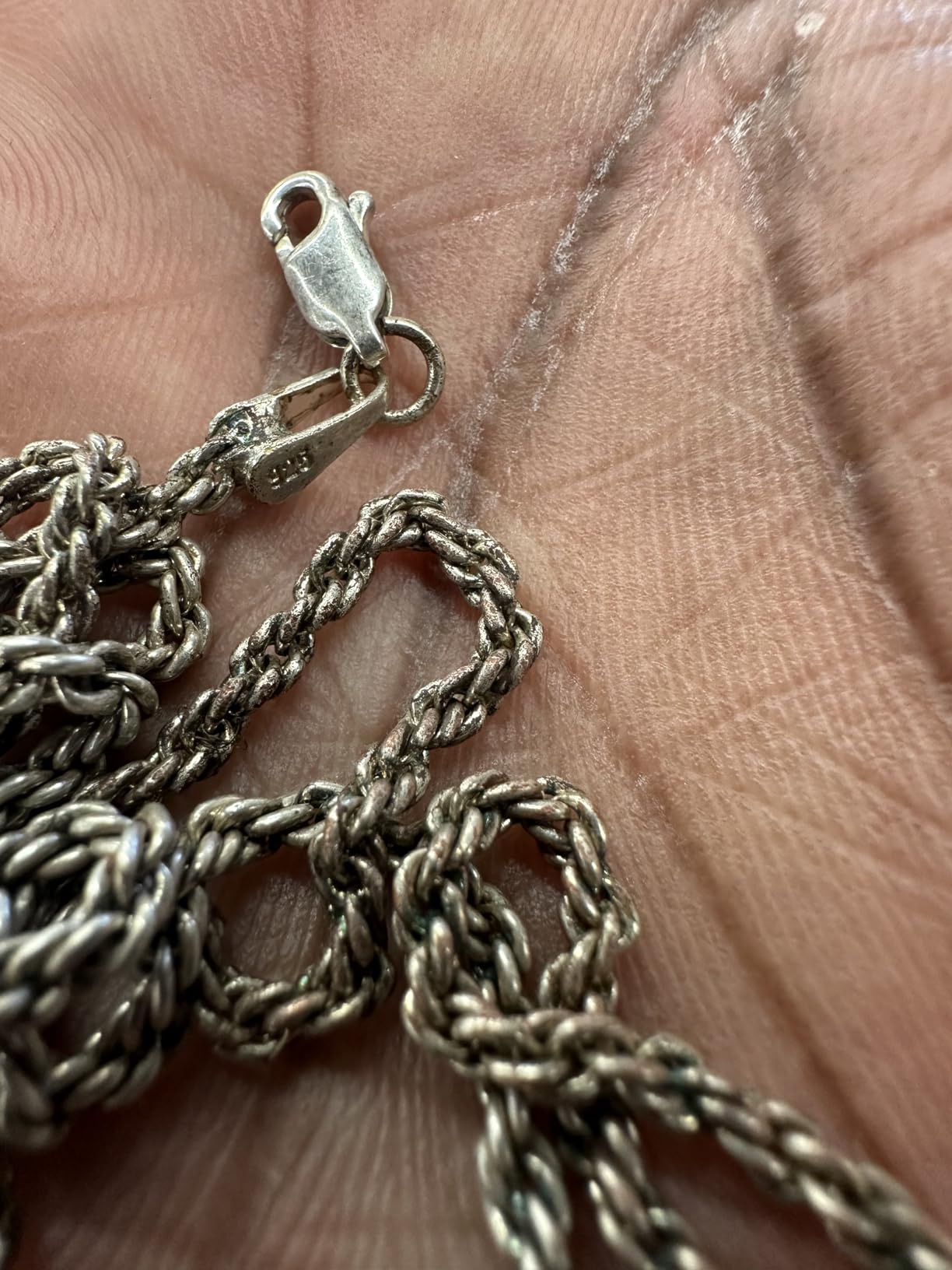925 Sterling Silver Rope Chain 2.5mm Silver Chain Necklace for Men Women customer photo 1