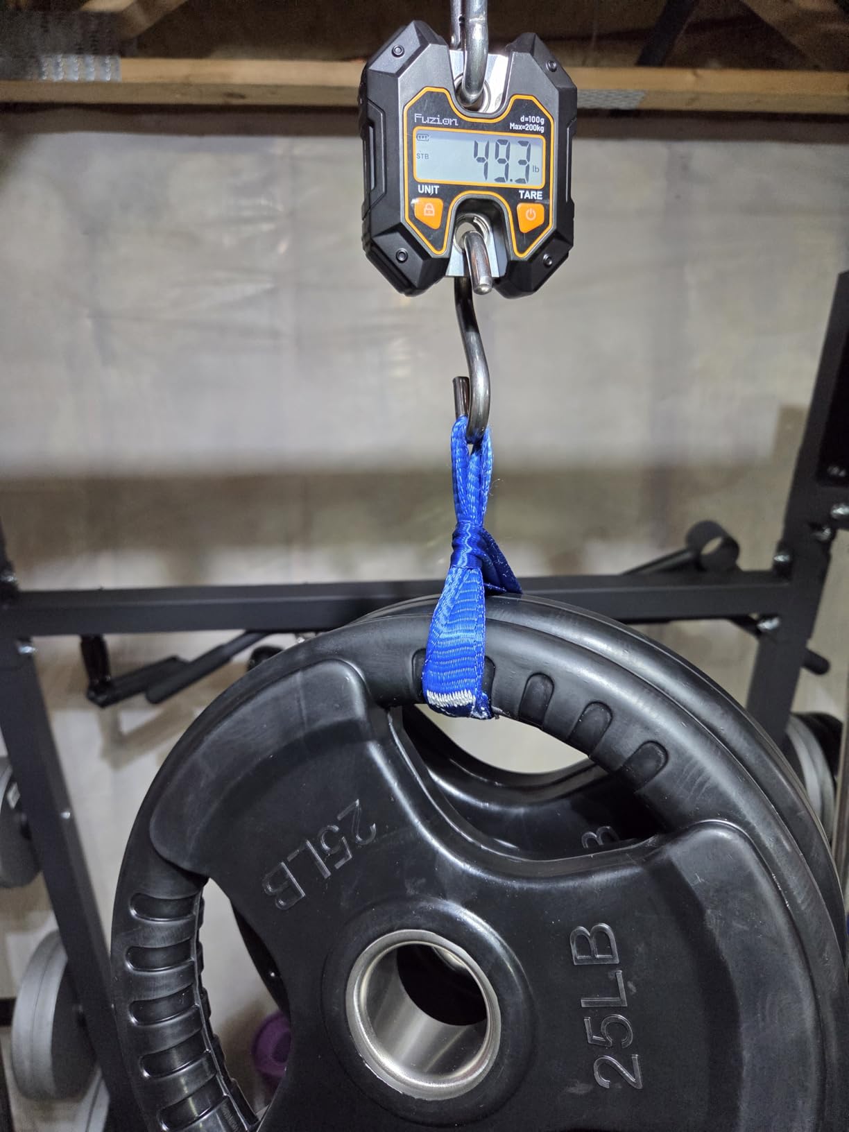 RitFit Olympic Rubber Grip Weight Plates, 2-Inch Barbell Set | Solid Iron Core, Rubber Coated, 2-Inch Olympic Bar Compatible, 3-Hole Grip, 2.5LB to 45LB Weight Options customer photo 1