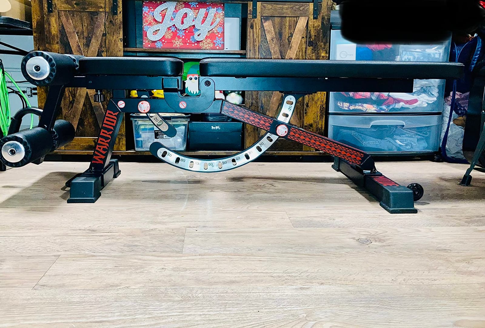 Keppi FID Adjustable Weight Bench, Heavy Duty Workout Bench for Home Gym | 1200lb Weight Capacity, 36 Adjustable Positions Flat Incline Decline Bench with 36-inch Extended Backrest customer photo 1