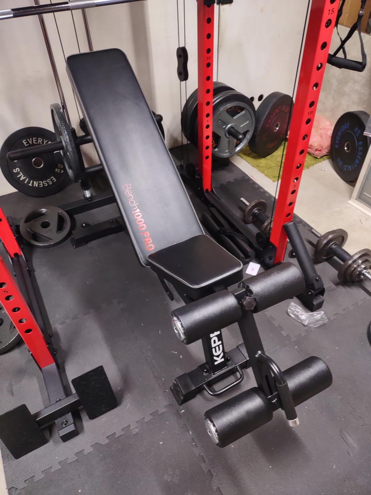 Keppi FID Adjustable Weight Bench, Heavy Duty Workout Bench for Home Gym | 1200lb Weight Capacity, 36 Adjustable Positions Flat Incline Decline Bench with 36-inch Extended Backrest customer photo 2