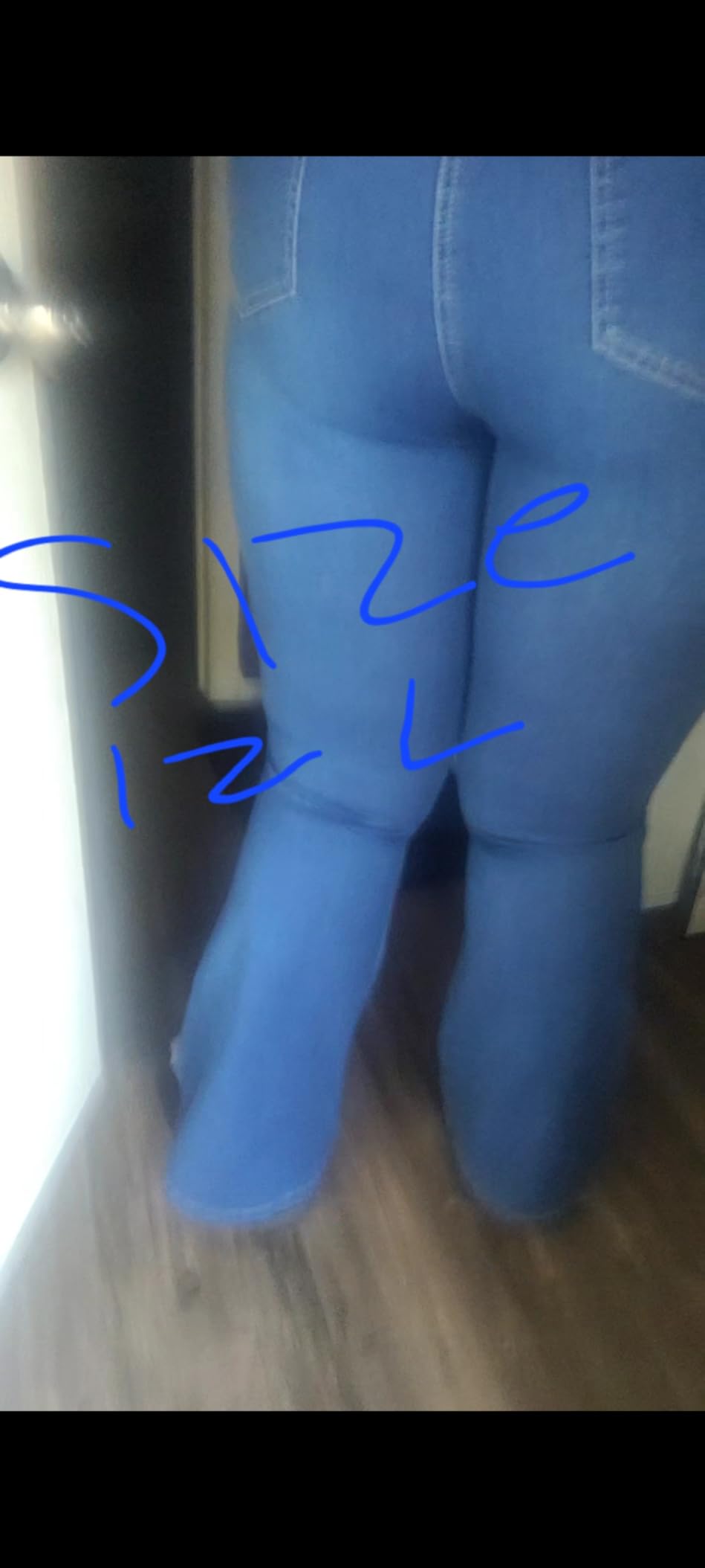 FLYING BANANA Women's Totally Shaping Curvy Stretchy Bootcut Flare Denim Jeans customer photo 2