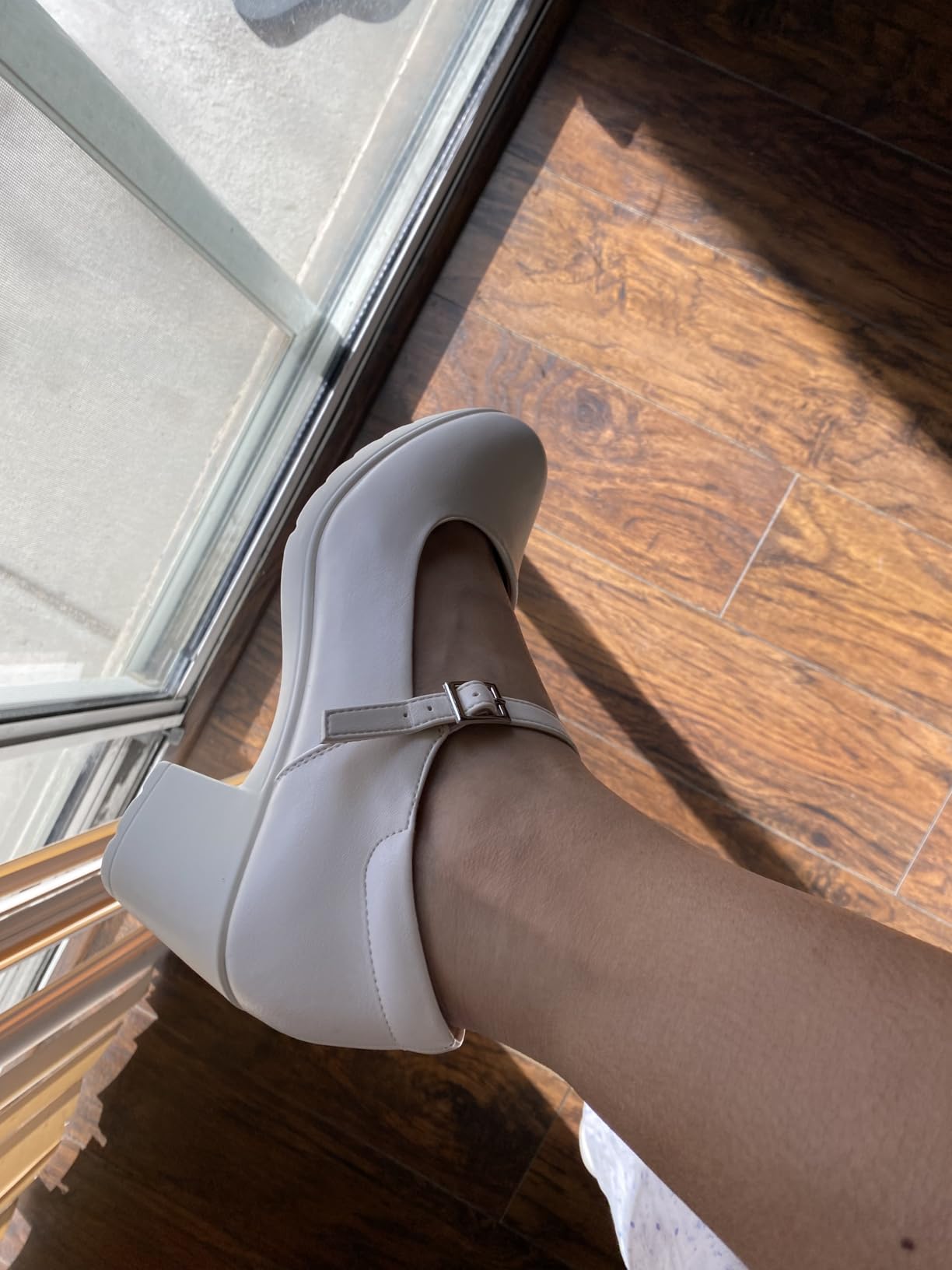 DREAM PAIRS Mary Jane Arch Support Heels customer photo 2