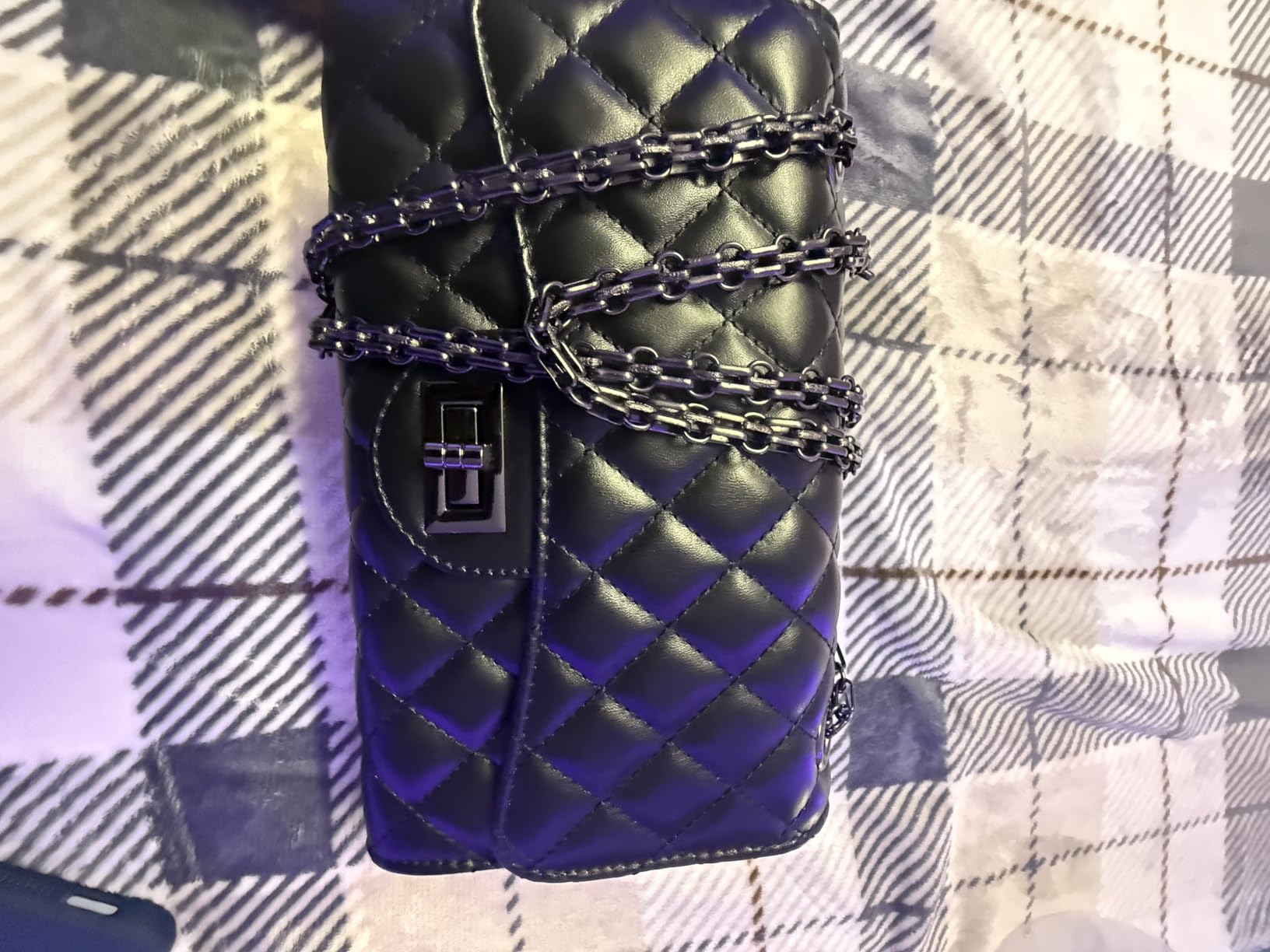 Quilted Crossbody Purse for Women Trendy Shoulder Bags customer photo 1
