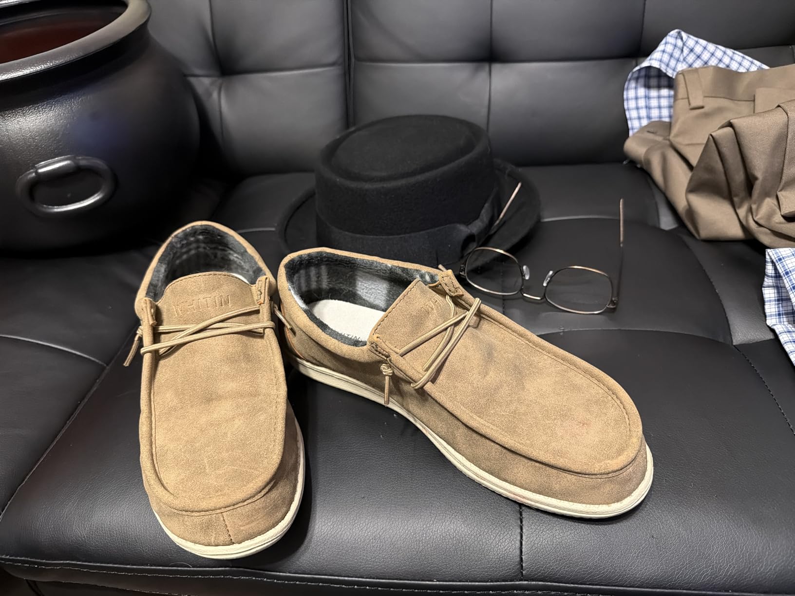 WHITIN Men's Easy Breezy Slip On Loafers DU06 | Foam-Cushioned Footbed, Ultra-Lightweight Flex, Sneaker-Like Comfort for Casual Walking, Travel Ready customer photo 2