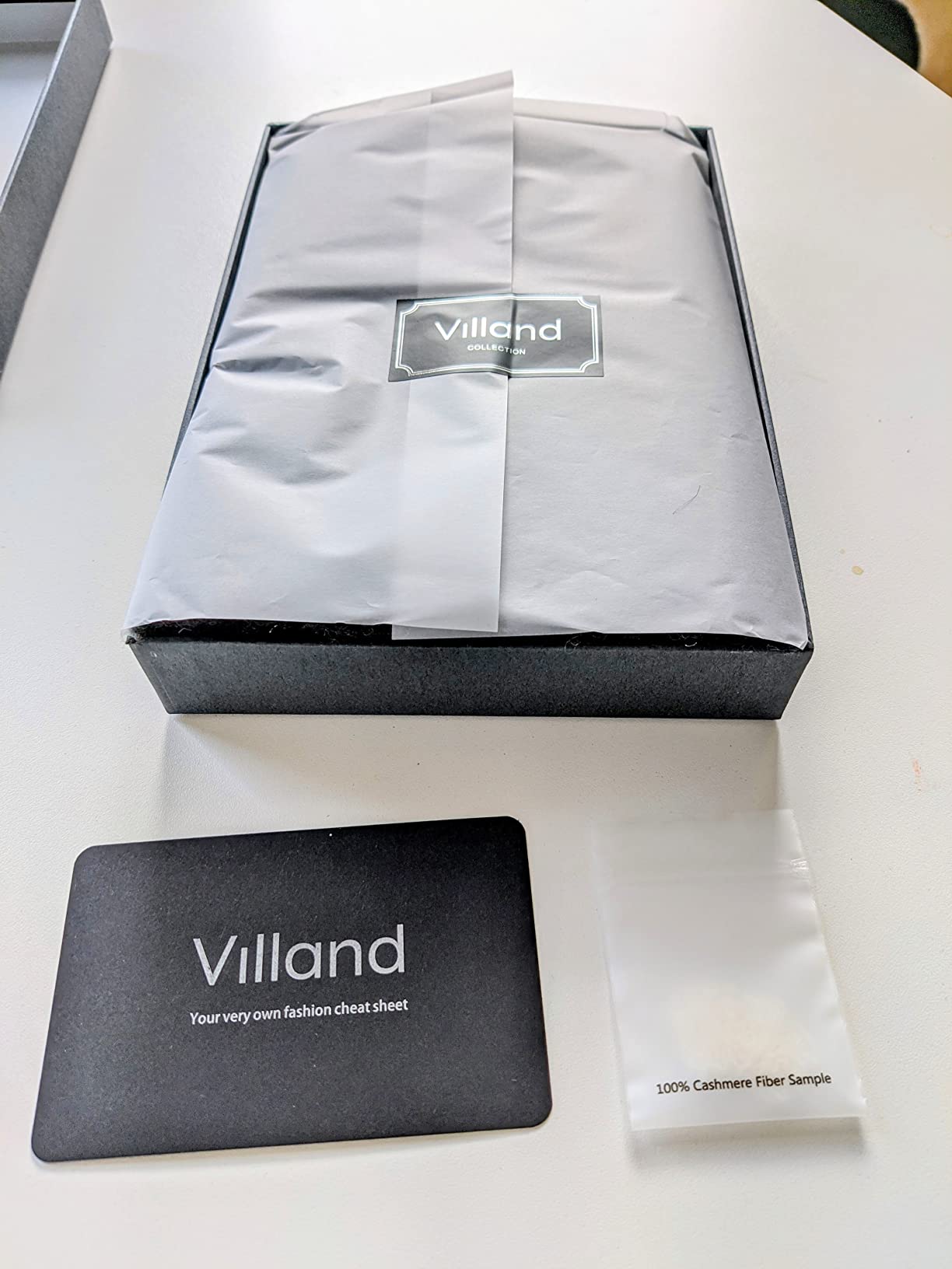 Villand 100% Cashmere Scarf for Women and Men, Luxury Lightweight Cashmere Wrap Scarf with Gift Box customer photo 1
