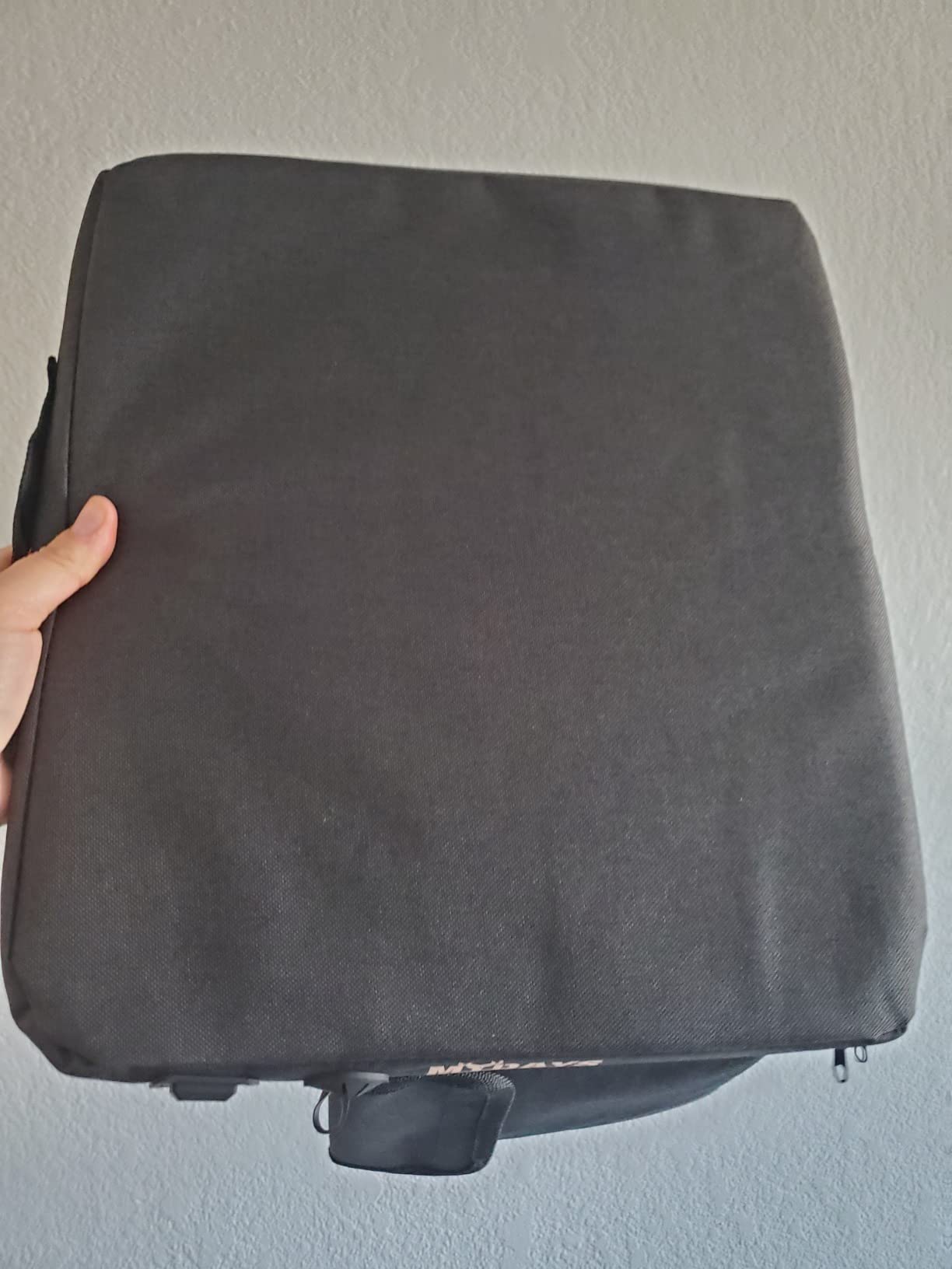 MYDAYS Portable Heated Seat Cushion, Memory Foam Heating Seat Pad for Outdoor Stadium Bleacher Camping, Power Bank Not Included (Black) customer photo 2