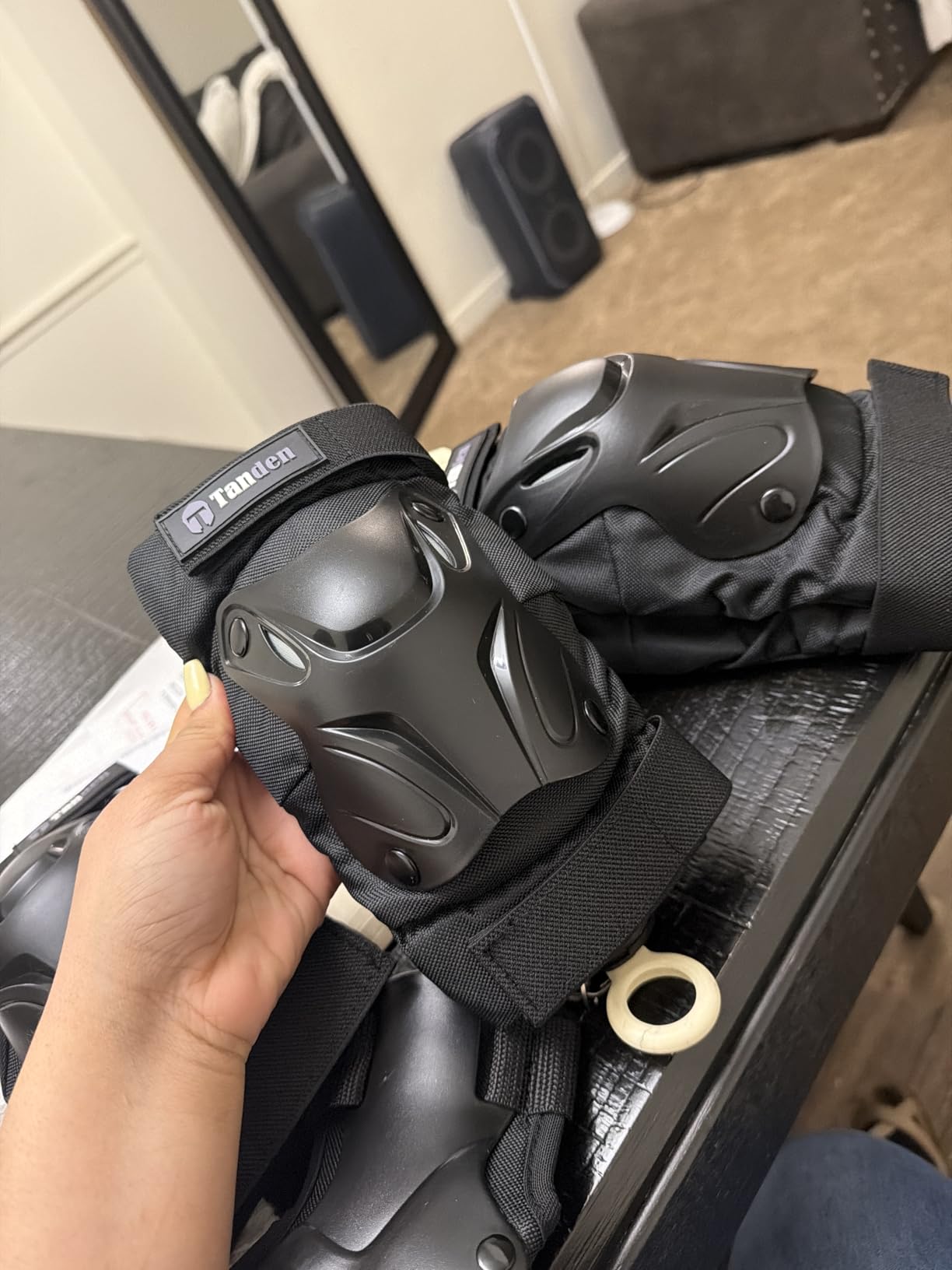 Tanden Skating Protective Gear Knee and Elbow Pads Wrist Guards for Roller Skating Skateboarding, Skate Pads Adult Knee Pads customer photo 1