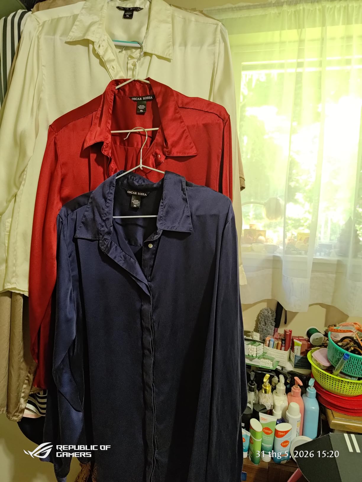 Women's Silk Blouse 100% Mulberry Silk Long Sleeves Shirt customer photo 1