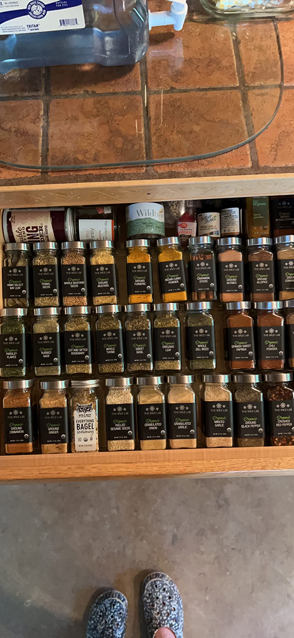 The Spice Lab Organic Spices and Seasonings Set, 30 Jar Spice Kit | Complete Starter Spice Set - Variety Pack - BBQ, Grilling and Cooking Gift Set customer photo 1