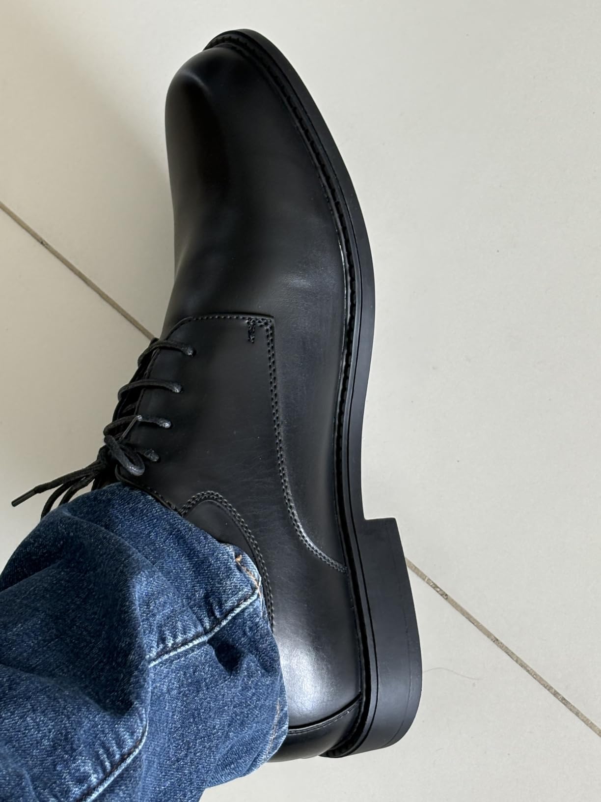 Bruno Marc Men's Business Shoes Derby Lace-Up Shoes Suit Shoes Leather with Oxford Lining customer photo 1
