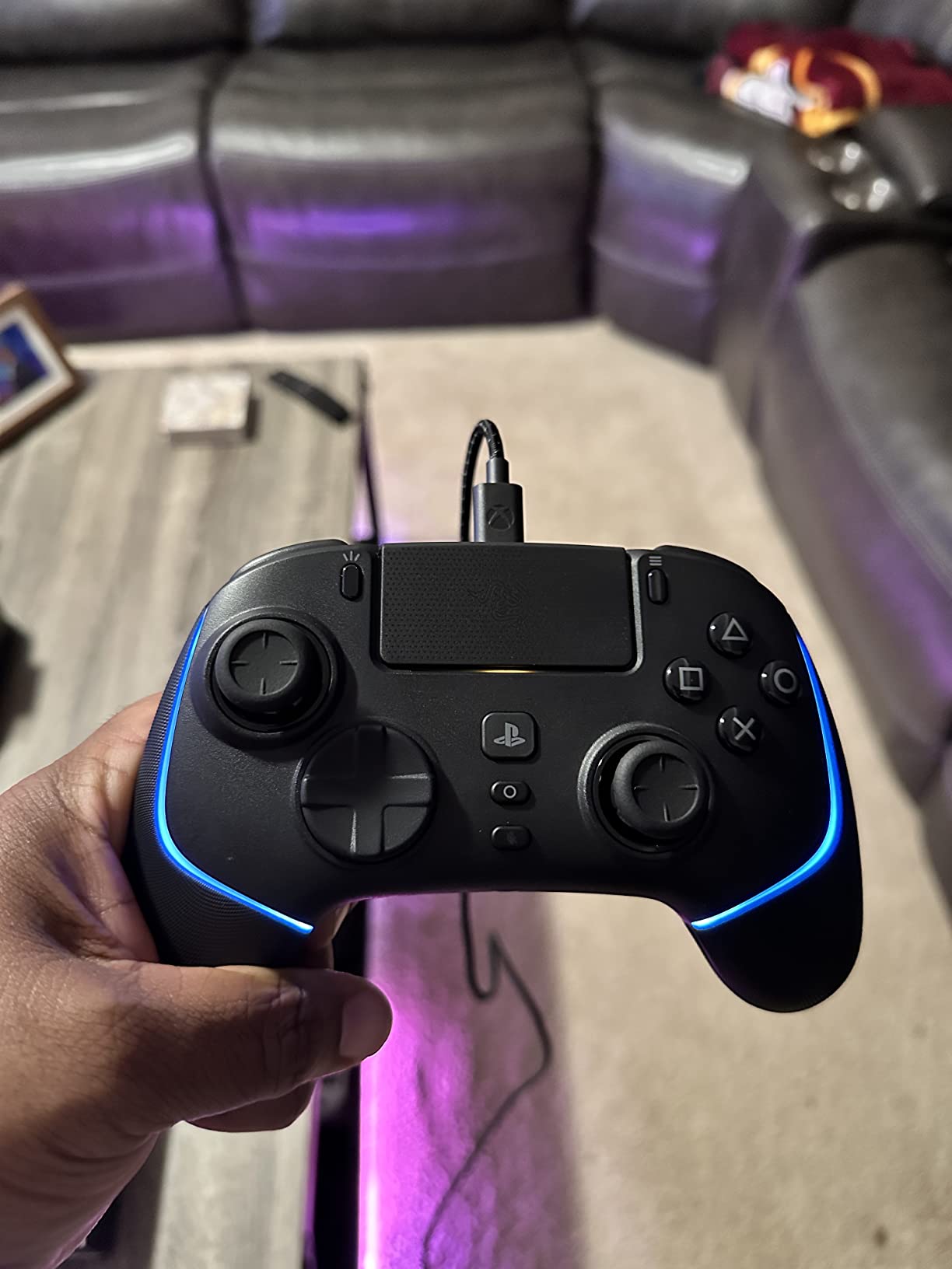 Razer Wolverine V2 Pro Wireless PlayStation Gaming Controller, Black | Mecha-Tactile Action Buttons, 8-Way Microswitch D-Pad, HyperTrigger, 6 Remappable Buttons, Chroma RGB, for PS5, PC customer photo 2